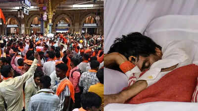NEW DELHI: The Bombay high court on Monday said the Manoj Jarange-led Maratha quota protest has violated conditions, calling it “not peaceful” and noting that the entire city had been brought to a standstill, with vital areas in South Mumbai surrounded by protesters.

The court