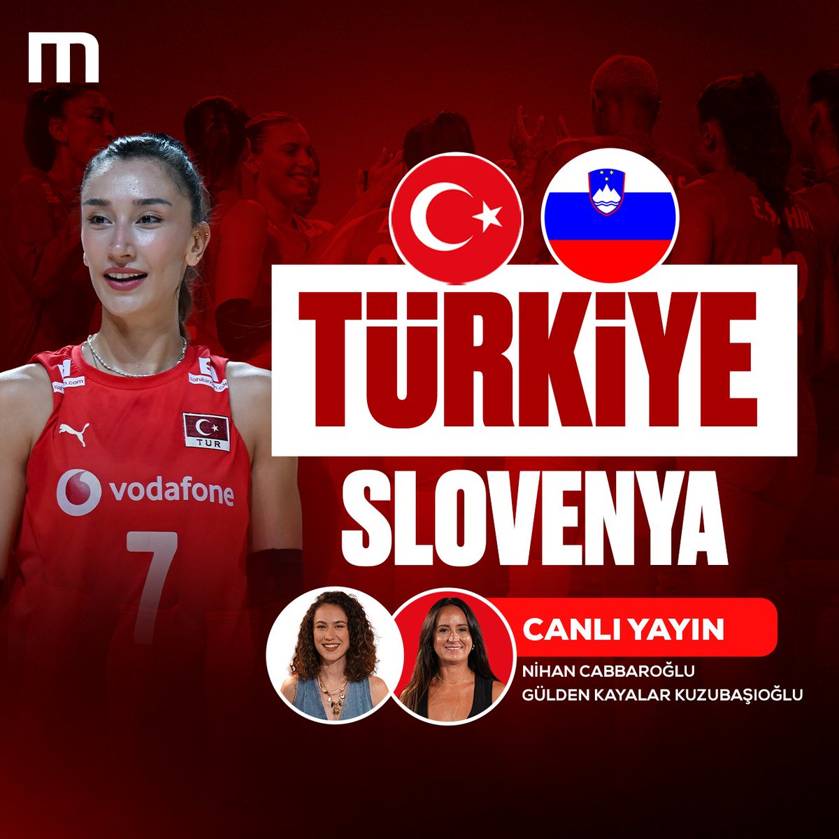 🇹🇷🏐 Filenin Sultanları, Dünya Şampiyonası'nda çeyrek final için Slovenya karşısında sahnede!

📺 Kurşun Pas, karşılaşmanın hemen ardından canlı yayınla Mackolik Youtube'da!

🎙️ #NihanCabbaroğlu &amp; <a href="/Guldenkayalar/">Gulden Kayalar kuzu</a> 

🔗 ytbe.one/8NmXX9QNuFQ