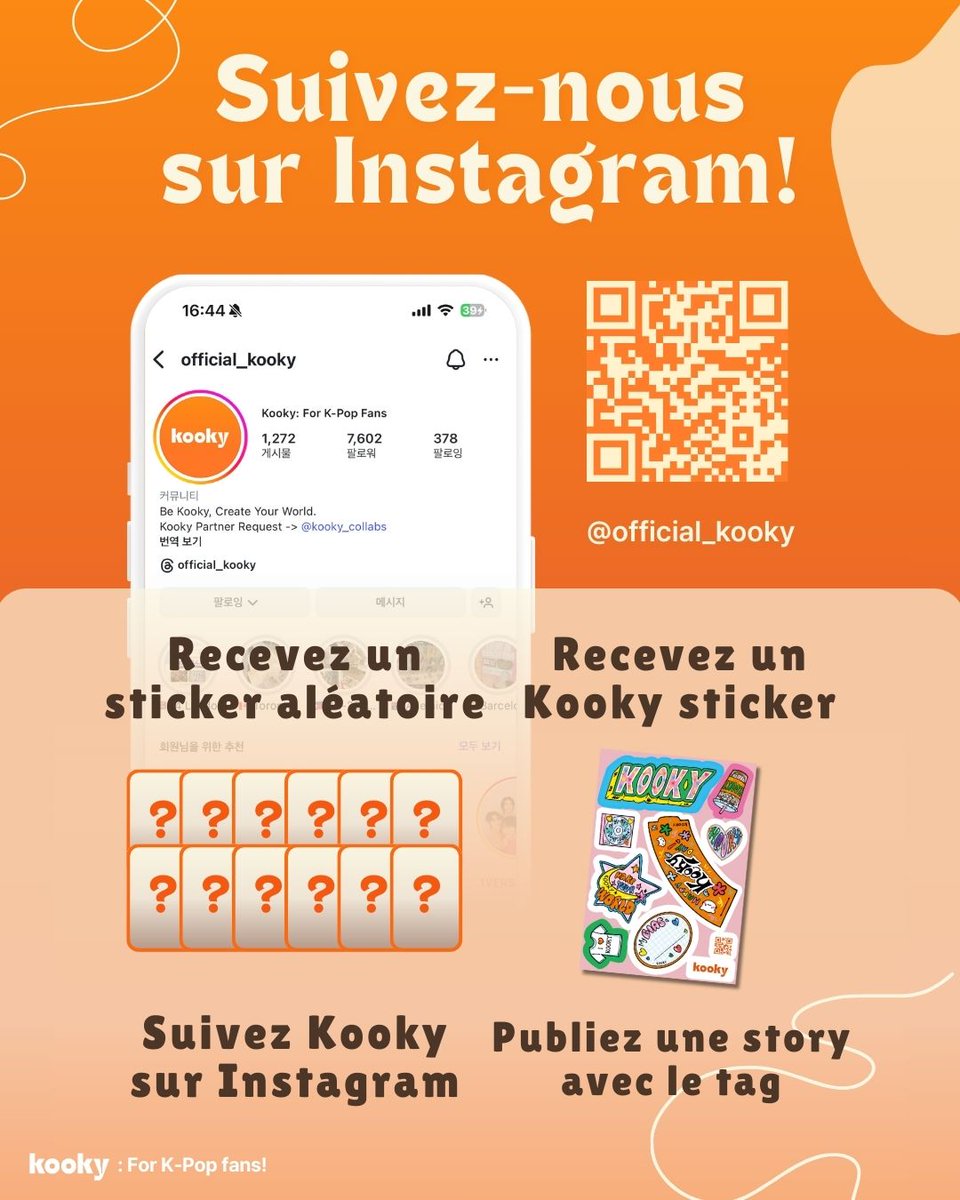 📢Kooky @ K-Street Festival 2025 ✨
🔗kookylinkpage.kooky.io/event/32650

🌟Join us on September 6–7 at Parc André Citroën in Paris for K-Street Festival 2025!

🎁Don’t miss out on the special unreleased official Photocard Lucky Draw (feat. #ifeye #JUSTB #ONEPACT #ablume #1VERSE)

📌Coming