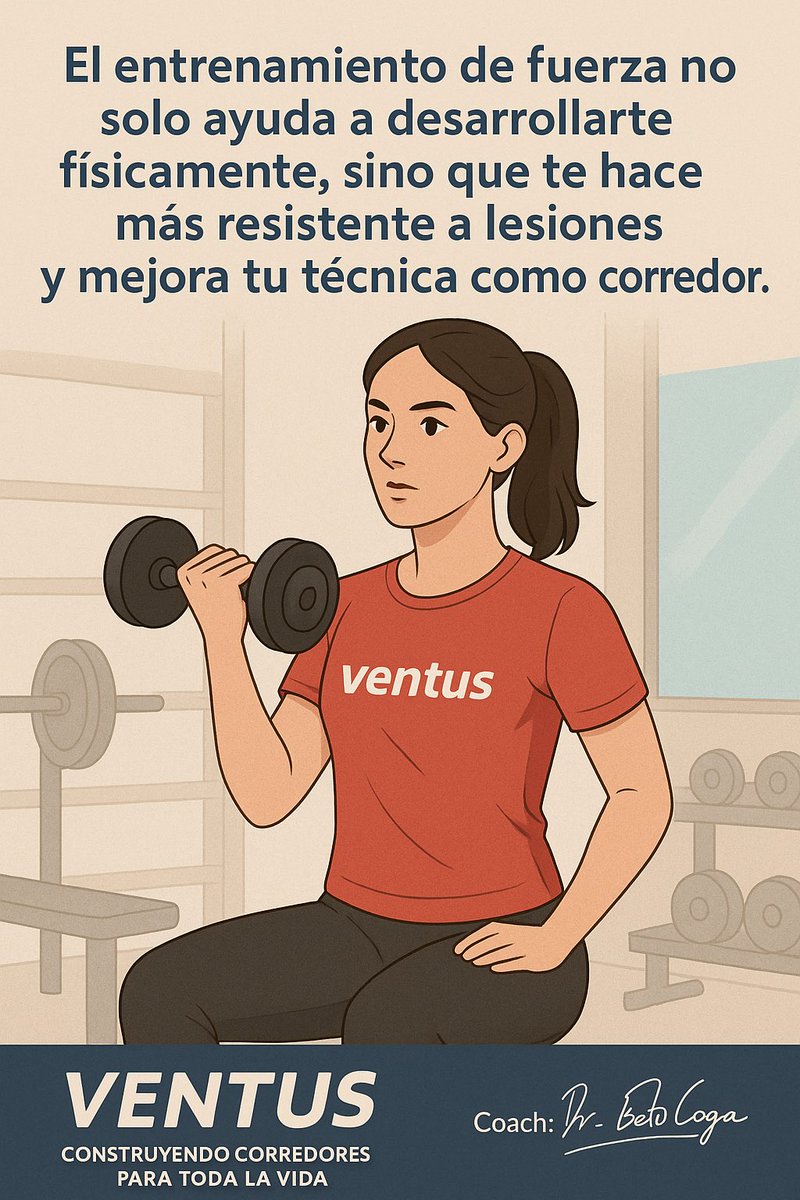 BetoCortesGale1's tweet photo. Cada vez hay más evidencia 📊: los corredores de resistencia se benefician al trabajar la fuerza 🏋️‍♂️.

No solo te desarrolla físicamente, también te hace más resistente a lesiones y mejora tu técnica de carrera.

Corre más fuerte, corre mejor. 🏃‍♂️🔥

https://t.co/yU7okyye8b https://t.co/y9lO7P6X8i