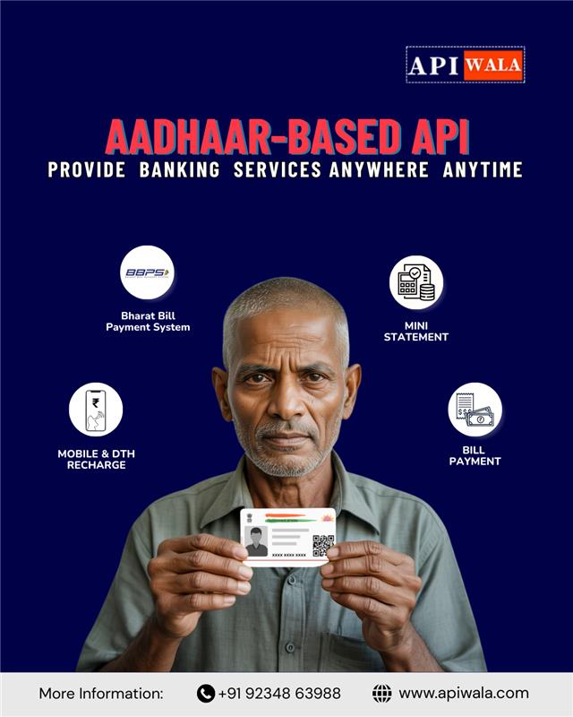 apiwala's tweet image. 🔓 Experience Secure & Instant Banking with India’s Trusted AEPS Provider!
Empower your business with our fast, reliable & secure AEPS API—crafted to enhance customer convenience
👉 Get started today: apiwala.com
#APIwala #AEPSAPI #DigitalBanking #AadhaarATM