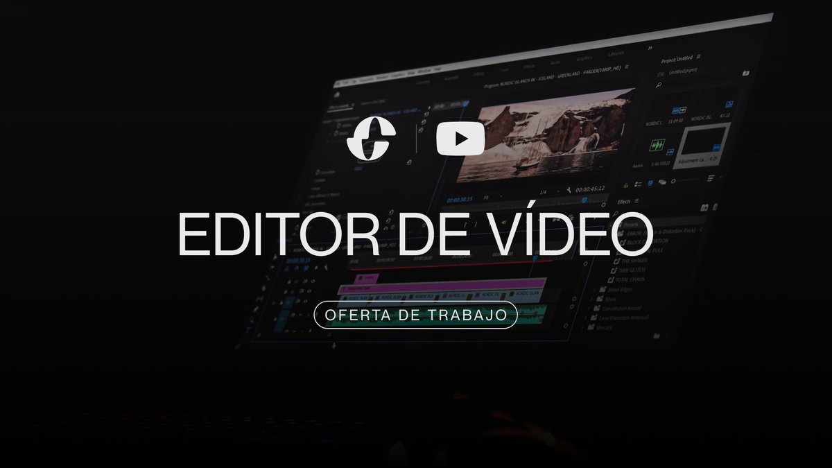 🔴BUSCO EDITOR DE VÍDEO! (Freelance)

Que tenga conocimientos sobre YouTube y sepa editar  en un estilo similar al que siguen mis anteriores vídeos.

Ejemplo: youtube.com/watch?v=MnaPPk…

Necesidades: 2-3 vídeos largos + 12-16 shorts / mes

📩 Envíame DM o responde a este tweet