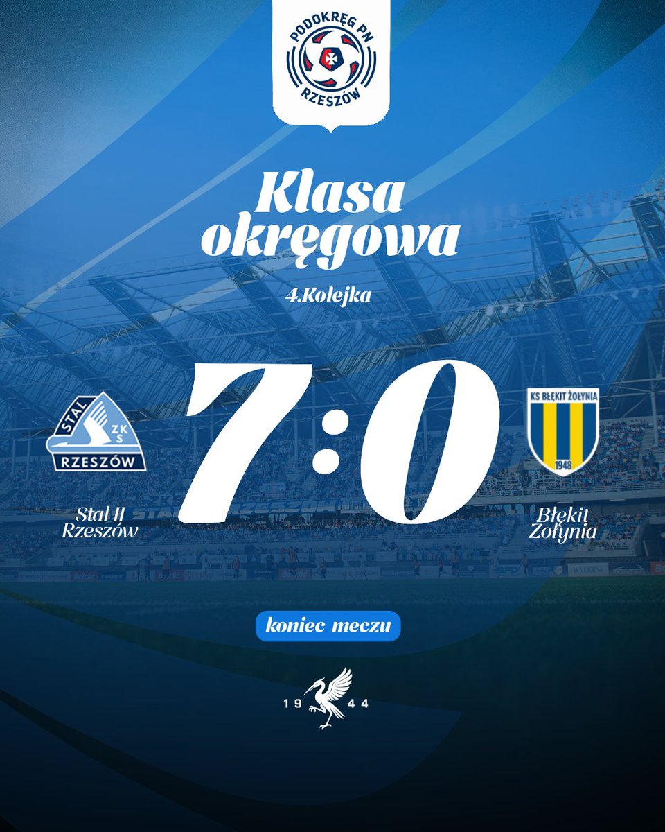 𝐊𝐨𝐥𝐞𝐣𝐧𝐞 𝐳𝐰𝐲𝐜𝐢𝐞̨𝐬𝐭𝐰𝐨 𝐧𝐚 𝐤𝐨𝐧𝐜𝐢𝐞! ✅

II drużyna Stali wysoko pokonała na Hetmańskiej Błękit Żołynia - aż 𝟕:𝟎!
To piąta wygrana i dwudziesty pierwszy gol zdobyty przez drużyny biało-niebieskich w ten weekend oraz trzecie zwycięstwo "dwójki" w tym sezonie.