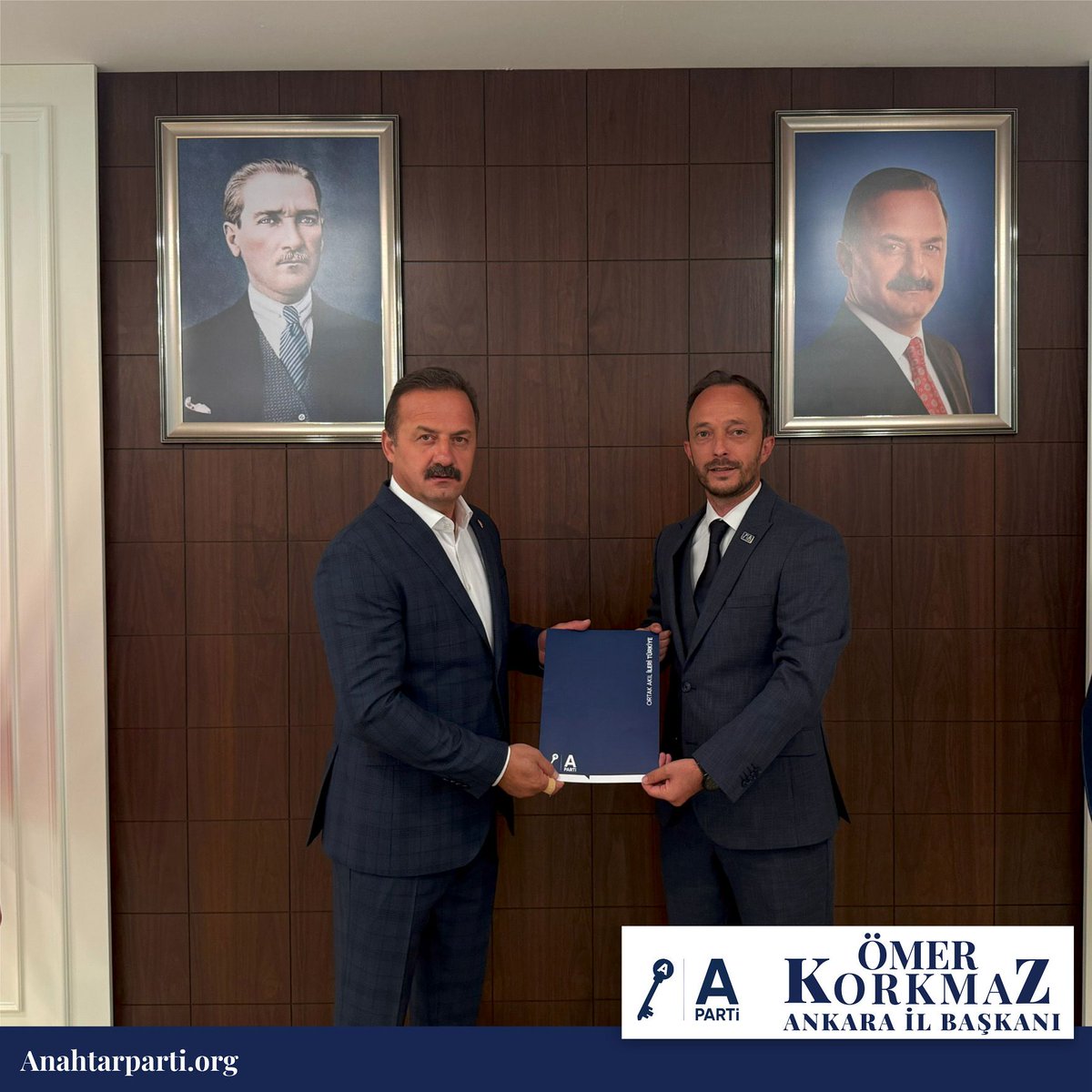 Partimizin Ankara İl Başkanlığı görevine Sayın Ömer Korkmaz atanmıştır.
Ülkemiz ve milletimiz için hayırlı olmasını diliyoruz.

#AnahtarParti #Ankara