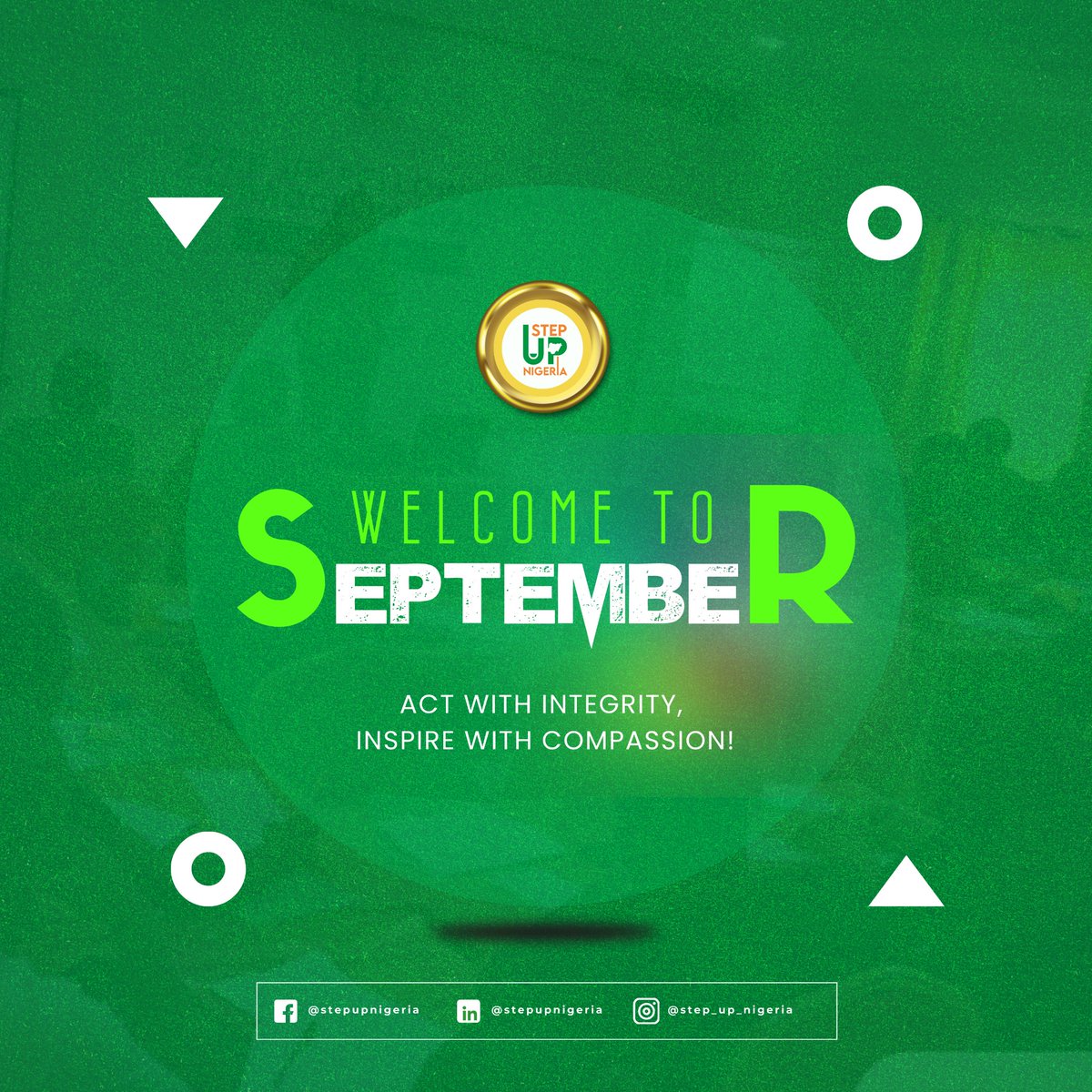 Welcome to a new month Steppers 🥳

This month, let’s continue to empower young voices to act with integrity and drive anti-corruption education that inspires compassion and values.

Together, we can build a society where integrity starts young and grows strong.

Happy New Month