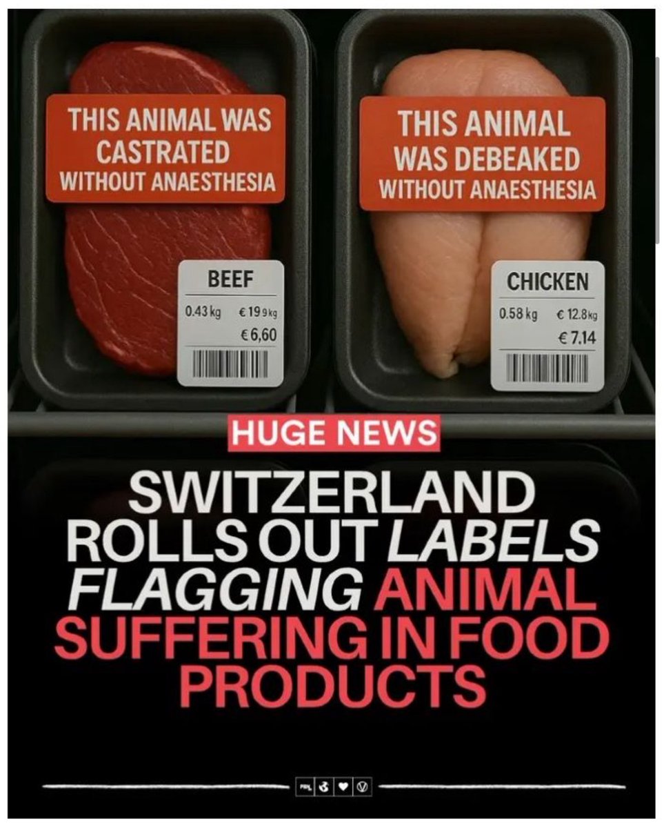 Mooie ontwikkeling in Zwitserland: weet wanneer je dierenleed eet (en eet het dus niet):

linkedin.com/posts/lucas-me…