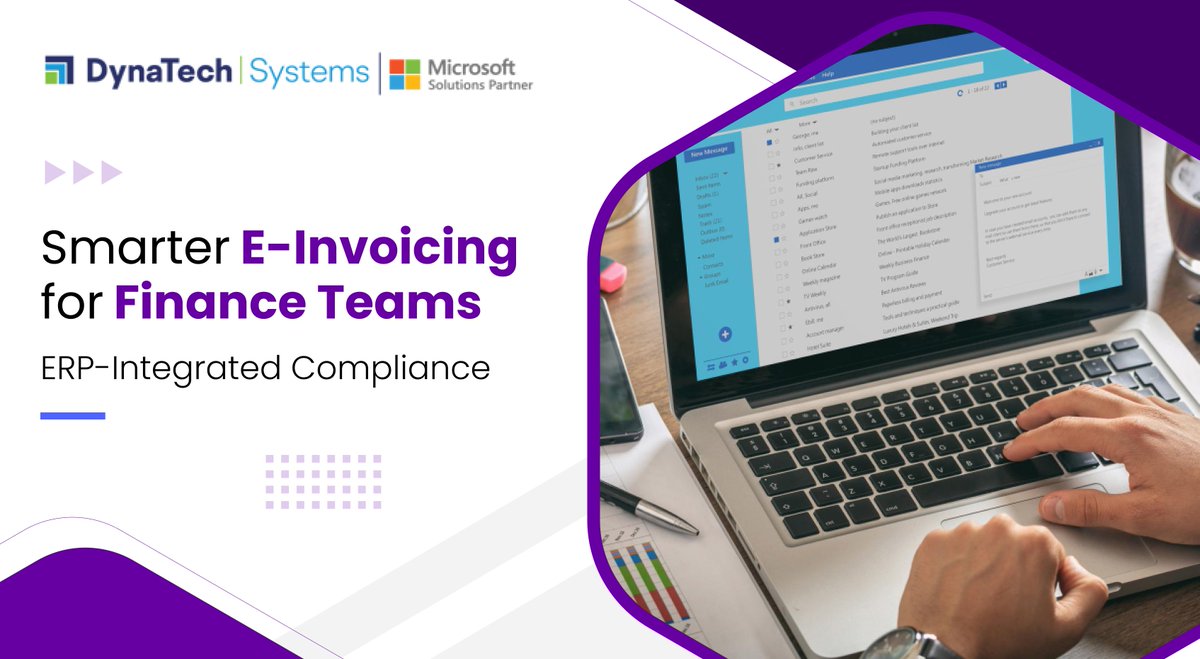 E-invoicing is harder than it looks.

Manual approvals, compliance risks, and delays cost finance teams more than time. 

Discover how ERP-integrated e-invoicing makes the process faster, safer, and fully compliant.

dynatechconsultancy.com/blog/smarter-e…