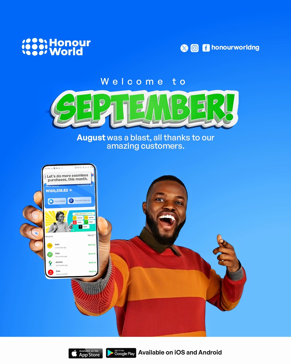 Honour World tweet media