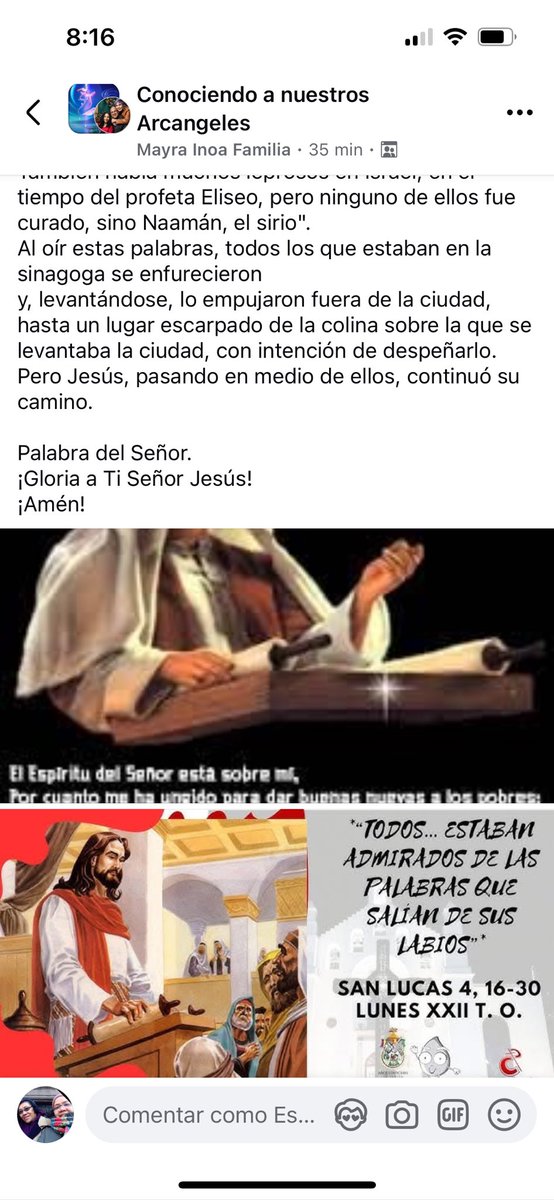 Evangelio de hoy