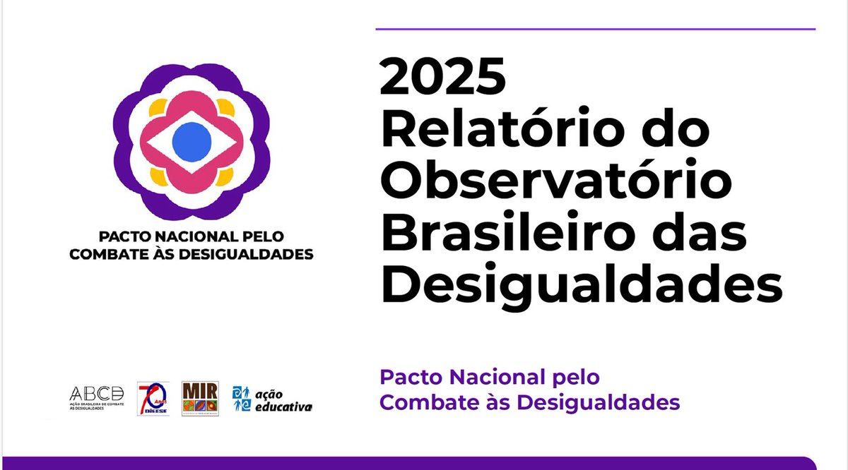 Como estão as desigualdades na educação?

É um dos temas que compõe o Relatório sobre as desigualdades publicada anualmente pelo Observatório Brasileiro das Desigualdades.

Vejamos 🧶
