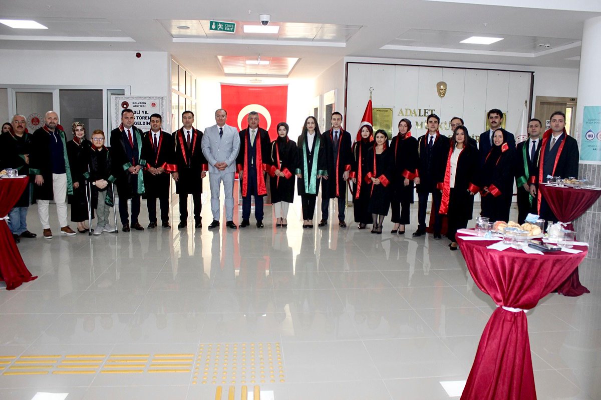 Kaymakam Ali ARIKAN Bolvadin Adliyesinde 2025-2026 Adli Yılı Açılış Törenine katıldı.