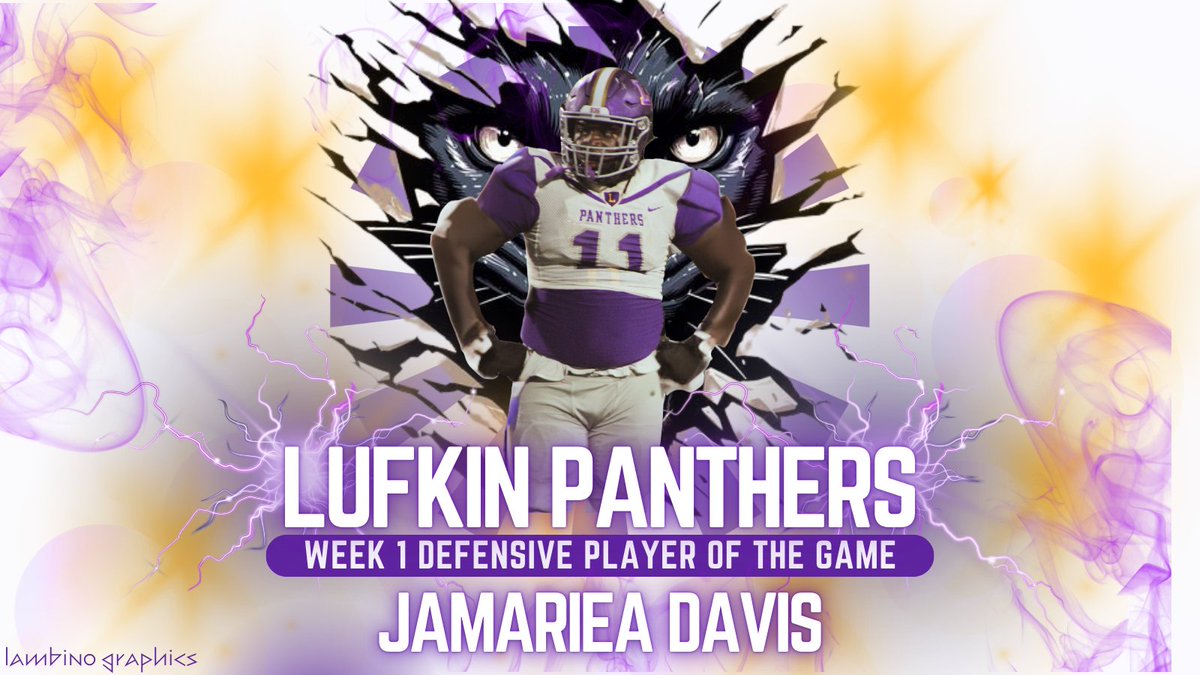 abseckLPFB's tweet photo. Congratulations to our P.O.T.G vs Longview in Week 1.  Well deserved men. #LufkinU #OTM https://t.co/NQXSoNUk8O