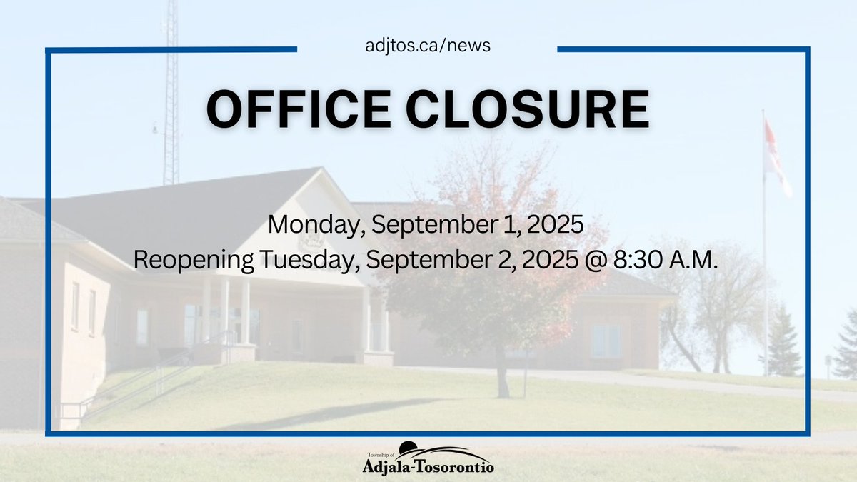 Our offices are closed today, Monday, September for Labour Day. Enjoy the sunshine, stay safe, and we’ll see you tomorrow at 8:30 AM!