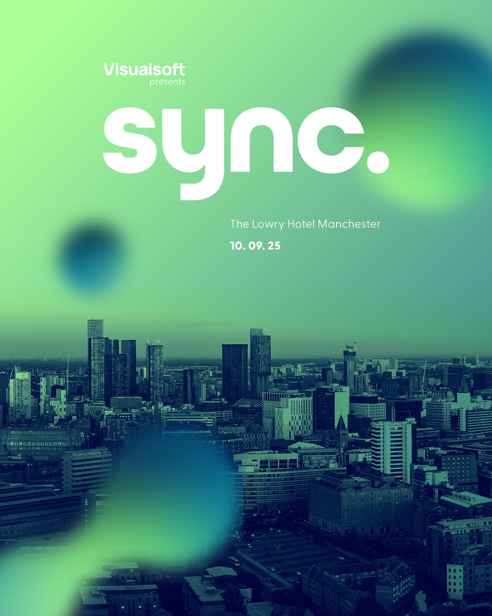 Visualsoft's tweet image. Join us at sync 2025 for cutting-edge eCommerce insights, expert speakers, and networking. Happening 10th September at The Lowry Hotel, Manchester 🌟

Secure your spot now 👉&amp;gt;&amp;gt; bit.ly/4g3fpLG 

#sync2025 #ConnectedCommerce #eCommerceEvent