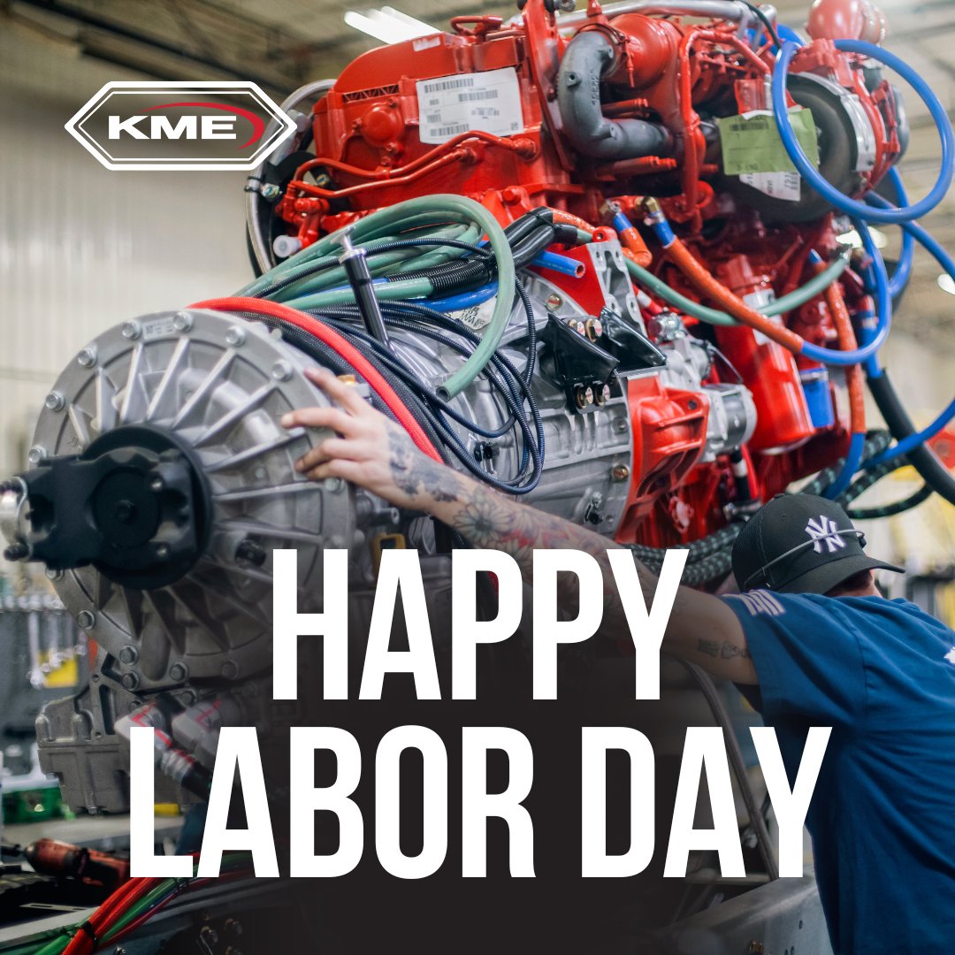 Behind every KME fire truck is a team dedicated to quality and safety. This Labor Day, we recognize all of our team members, whose craftsmanship ensures that our trucks are ready for the call. Thank you for your hard work and commitment. #LaborDay #KME #firetruck