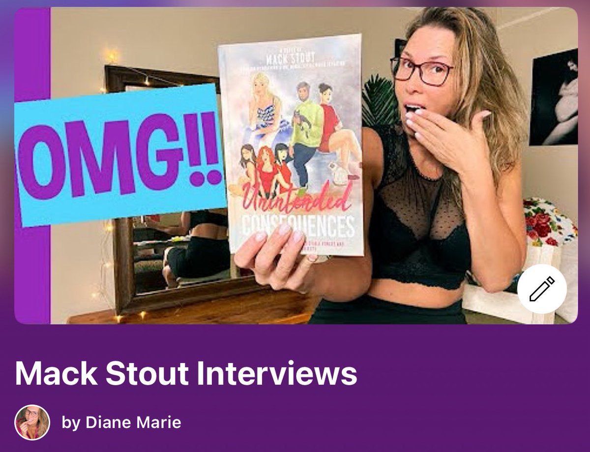 Can’t believe it’s been a year since I interviewed Mack Stout. 🤩

Watch my playlist of 4 interviews with Mack on Y T. 😊

In celebration of its one year anniversary the ebook is on sale this week!  🎉