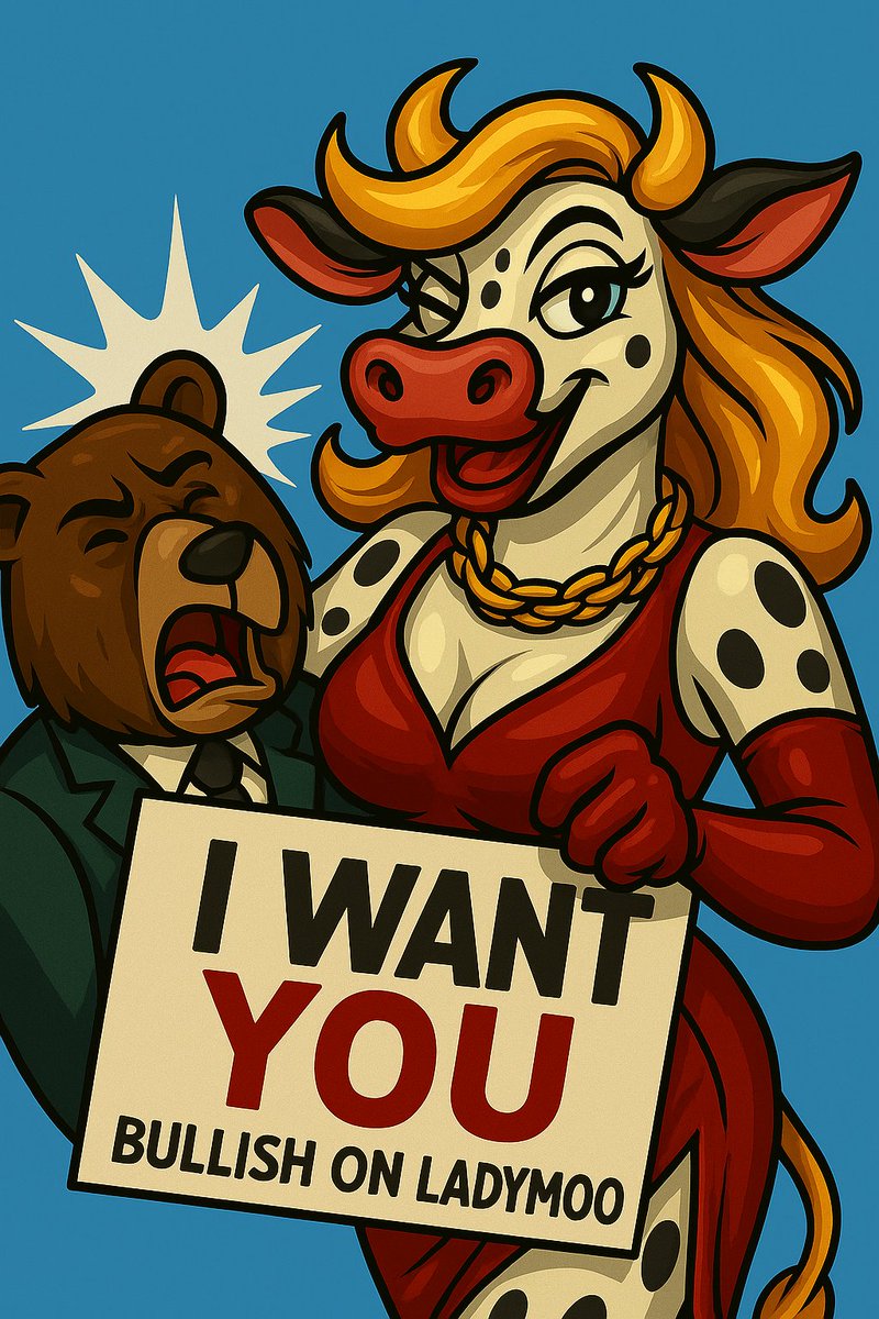 🐮💜👋 LadyMoo slaps the bear.
No bearish vibes allowed — only bullish energy here. 📈🚀
The queen of the herd protects her kingdom with love, prosperity… and a strong right hook. 😎🔥

👉 Join the herd: t.me/+wPFuuPrALk4yZ…