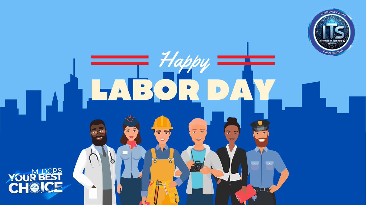 Happy #LaborDay to our incredible team at <a href="/MDCPS/">Miami-Dade Schools</a>! Your hard work and dedication are the foundation of our success. I'm especially grateful for the amazing IT staff who work tirelessly to keep our schools running smoothly. Enjoy a well-deserved day of rest! #YourBestChoiceMDCPS