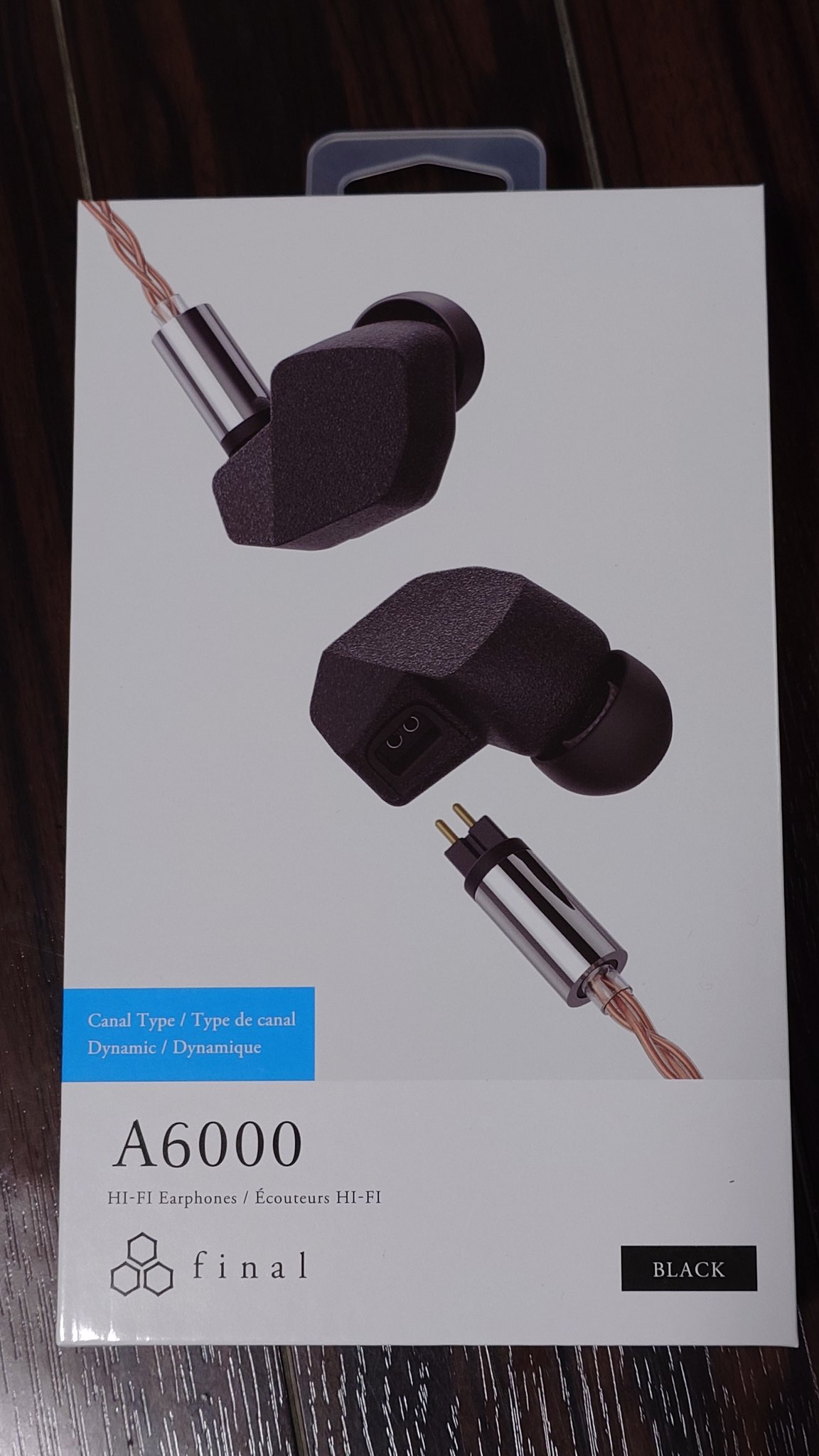 未開封・新品 final A6000 2Pinソフト単結晶銅ケーブル付属 A series新モデル「A6000」本日より予約開始！「ステンレス