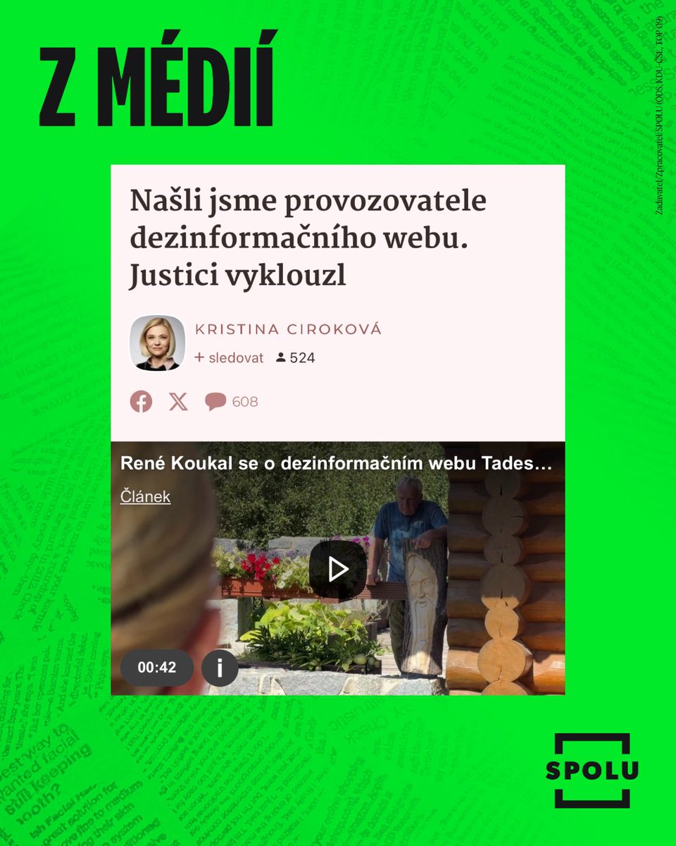Toto je pouze jeden z příkladů. Rusko 🇷🇺 proti nám dlouhodobě vede informační válku a, žel, mnozí naši spoluobčané se stali její obětí.