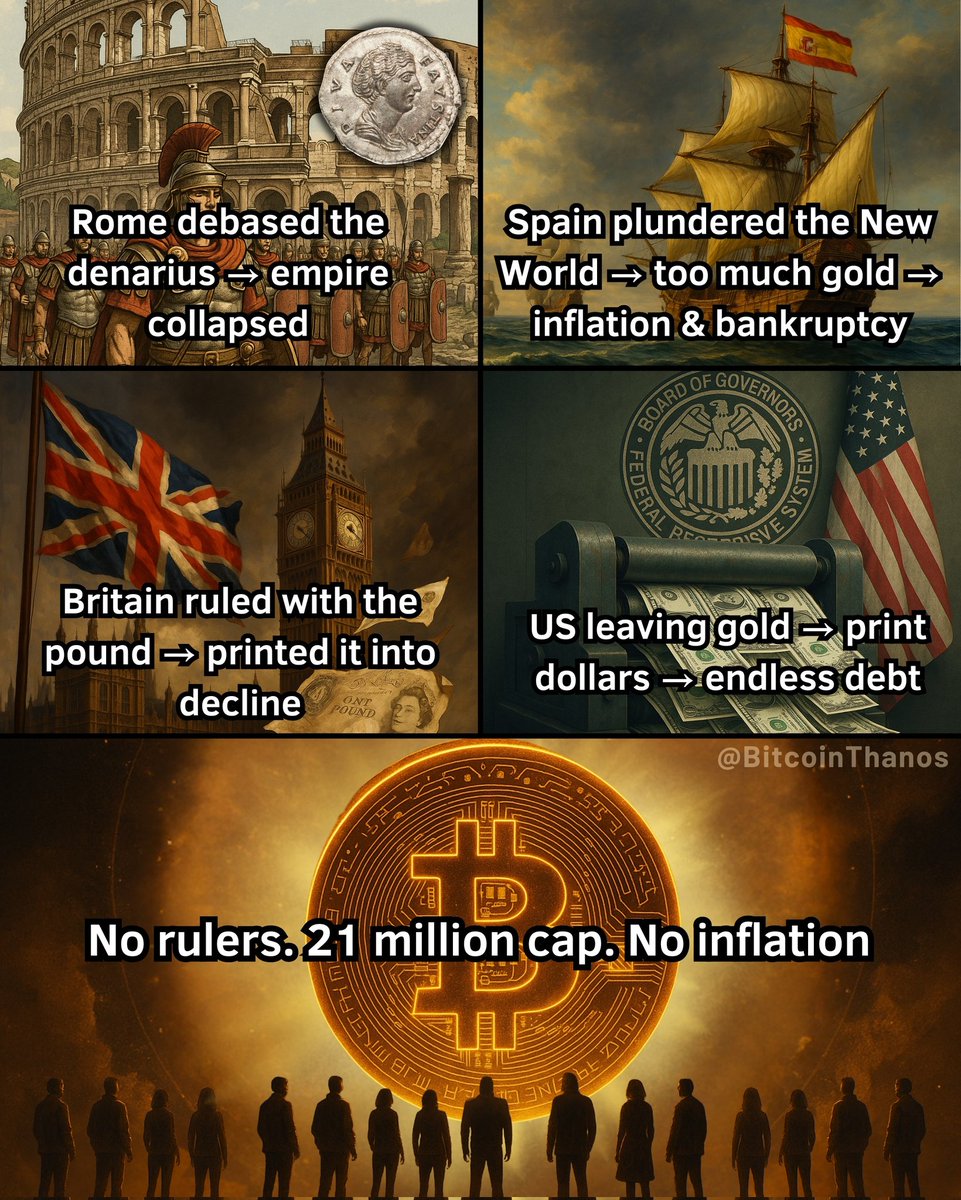 Empires fall. Bitcoin is for the people.