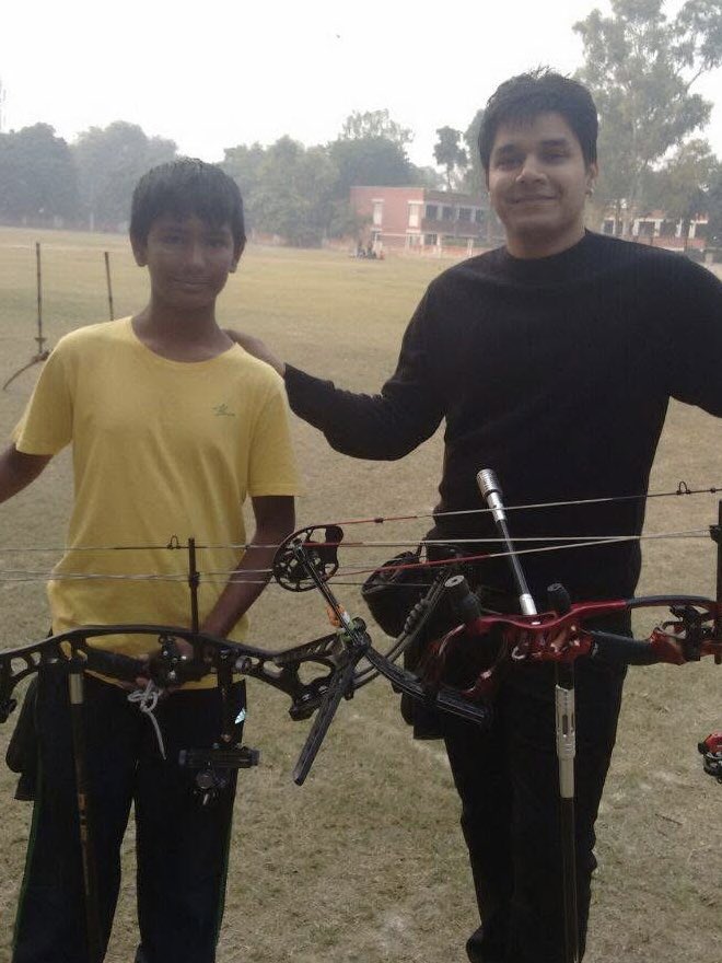 IIS_Vijayanagar's tweet photo. Life comes full circle. ✨

11 years ago, on 31st August 2014, a young Rishabh Yadav held his very first compound bow - given to him by none other than Abhishek Verma. On that very day, when Rishabh first met Abhishek bhaiya, he couldn’t even pull the bowstring back without his help. 🏹

From that moment, Abhishek has been more than just a role model - he’s been a mentor, a guide, and a constant pillar of support. He taught Rishabh the basics, shaped his journey, and inspired his belief. 💙

And today, the story comes full circle. From learning the ropes to standing shoulder-to-shoulder in the Indian team, from bhaiya to teammate, from dreamer to World No. 6 - Rishabh’s journey carries the imprint of Abhishek’s guidance every step of the way. 🫂

Together now, as part of #TeamIIS, they’re not just athletes - they’re a story of mentorship, friendship, and shared dreams. 🌟🏹

#TeamIIS #CraftingVictories 🇮🇳