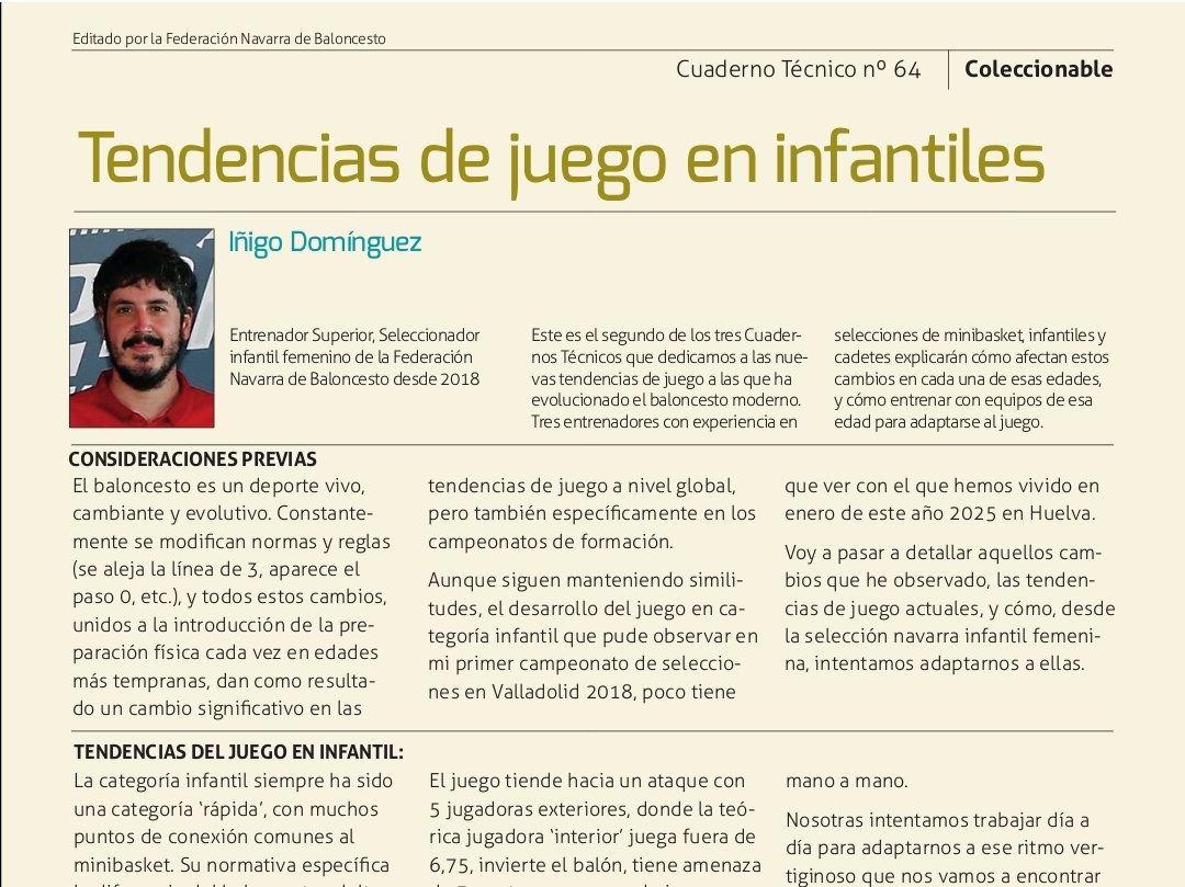 Enlace al artículo que escribí para el último número de la revista 6'75 de la <a href="/FNBaloncesto/">Federación Navarra de Baloncesto</a> , por si a alguien le puede resultar interesante:
fnbaloncesto.com/wp-content/upl…