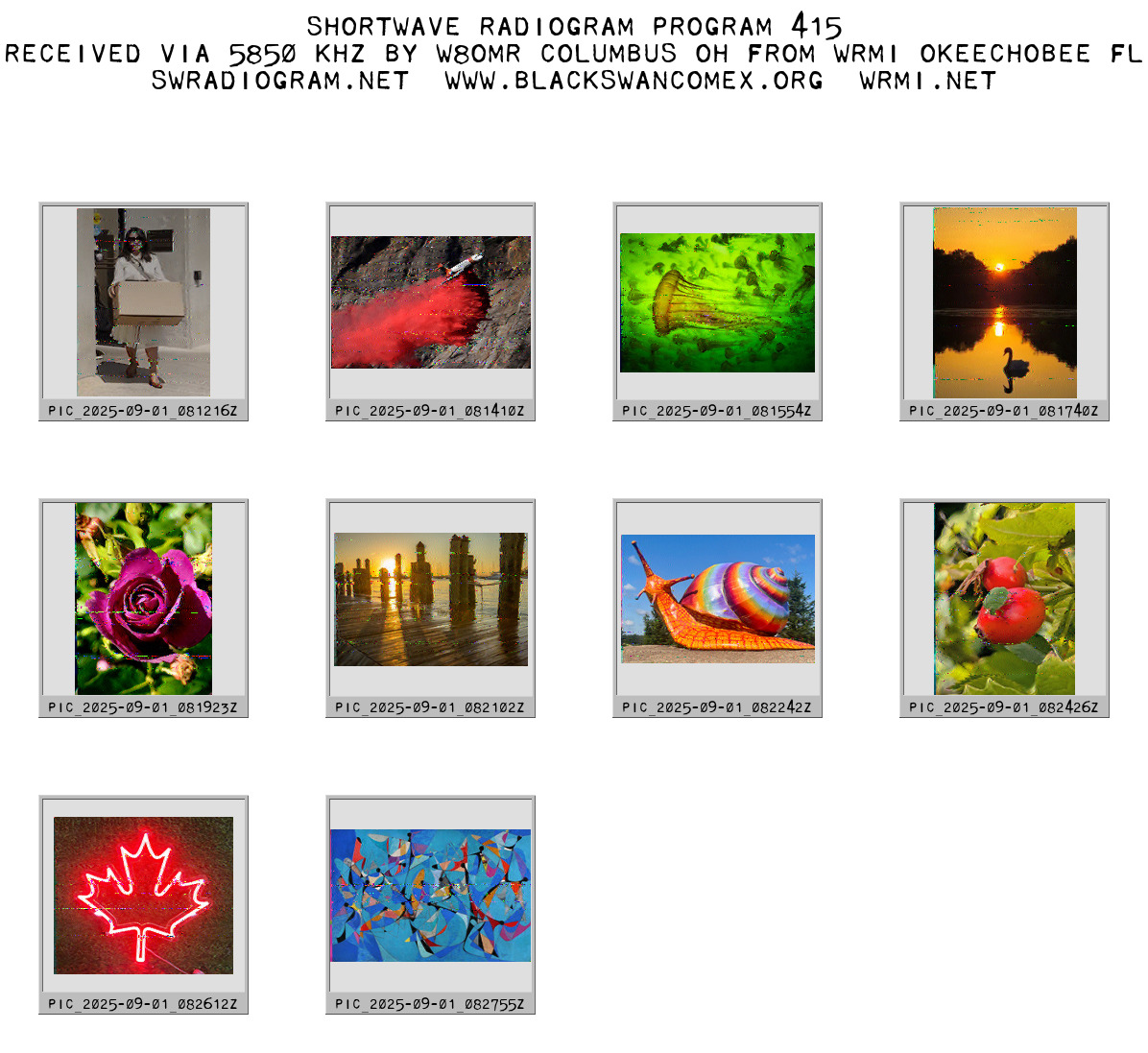 Comparative reception of <a href="/SWRadiogram/">Shortwave Radiogram</a> program 415, two stations in central Ohio at 0400 EDT from Florida, 5 MHz. <a href="/grok/">Grok</a> Which reception is better?