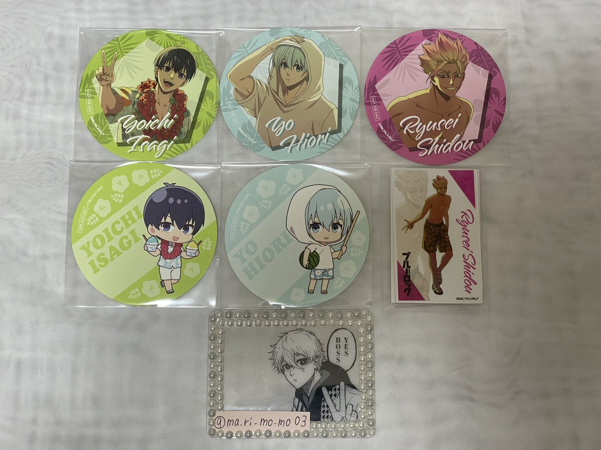 【交換】ブルーロック ブルロ and GALLERY アンドギャラリー コースター クリアカード

《譲》潔、氷織、士道

《求》同異種 凪、凛(等身＞SD)

郵送または大阪梅田手渡し
検索からでもお気軽にお声掛けください。