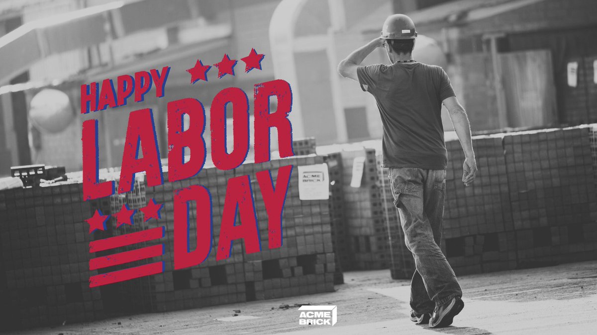 Happy Labor Day! Today we celebrate the hard work and dedication of all laborers, including the skilled individuals who craft the enduring quality of Acme Brick. We're proud to build a stronger future, brick by brick. 

#LaborDay #AcmeBrick #HardWork #BuiltToLast