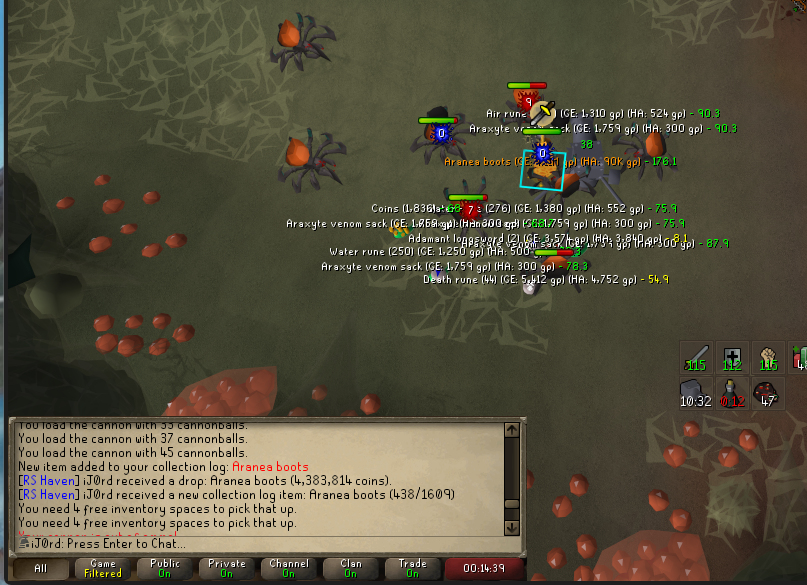 Aranea boots obtained! #osrs