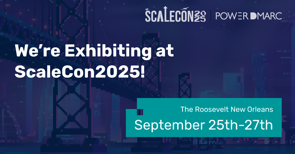 powerdmarc's tweet image. We’re thrilled to share that PowerDMARC will be at ScaleCon 2025 in New Orleans, powered by MSP Camp and @TheTechTribe! 🎉 Let’s scale smarter, together. 💡
#ScaleCon2025 #MSP #Cybersecurity #DMARC #EmailSecurity #PowerDMARC