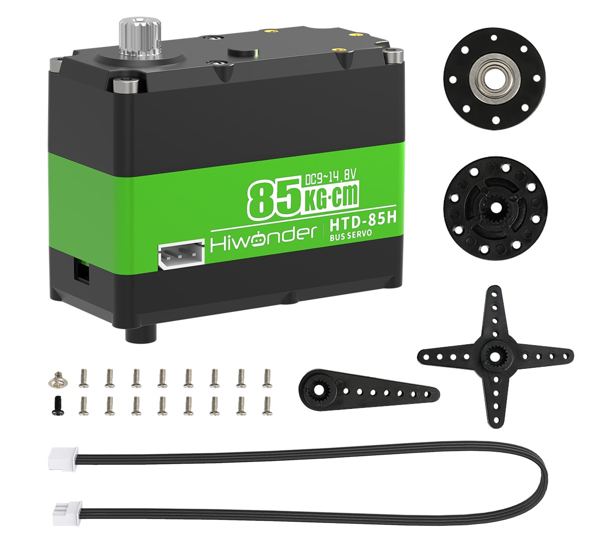 Intelligent Serial Bus Servo Stainless Steel Gear 85KG High Torque ozrobotics.com/shop/hiwonder-…