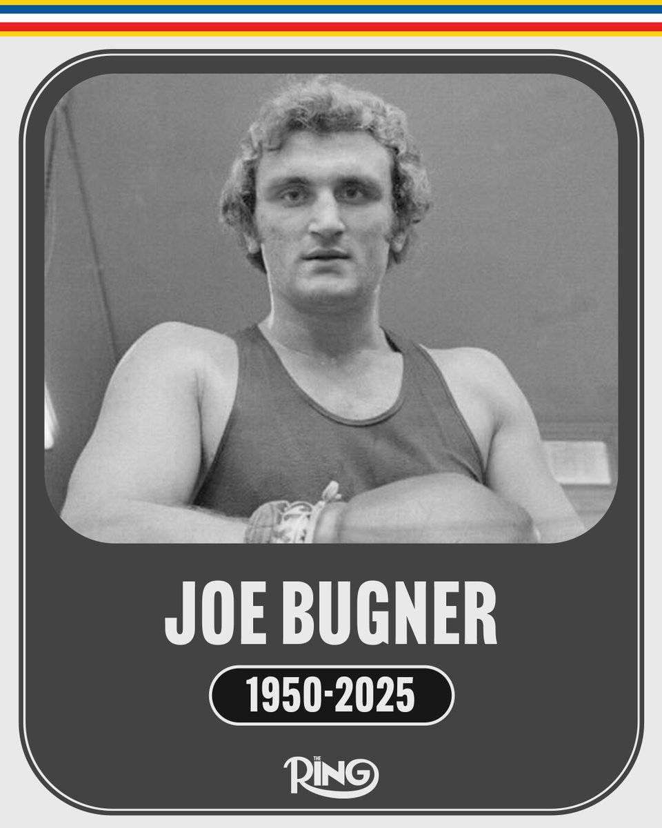 ringmagazine's tweet image. The Ring is deeply saddened to learn of the passing of heavyweight world title challenger Joe Bugner.
Bugner went the distance with Muhammad Ali twice and also shared the ring with the likes of Joe Frazier, Earnie Shavers, Ron Lyle, Henry Cooper and Frank Bruno.
Our deepest…