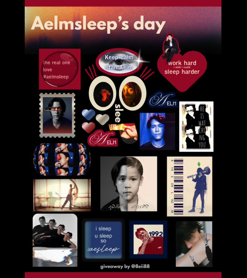 pls kindly rt.♥️🦛
33rd #aelmsleep 's birthday gaw

-  sticker (A5) 10 sets
1 set/คน (ได้ 2 ver.)
💤กติไก่ คือ กรอกฟอร์มตอบคำถาม(ในเมนชัน)ถูกทุกข้อ กรอกได้ 1 ครั้งเท่านั้นน้าา ปิดฟอร์ม 22.00 น. 13/09/25
(กิจกรรมnoค่าใช้จ่าย)

ประกาศผล 14/09/25
4 คนแรก(ถูกทุกข้อ) &amp; สุ่ม 6 คนค้าบ😉
