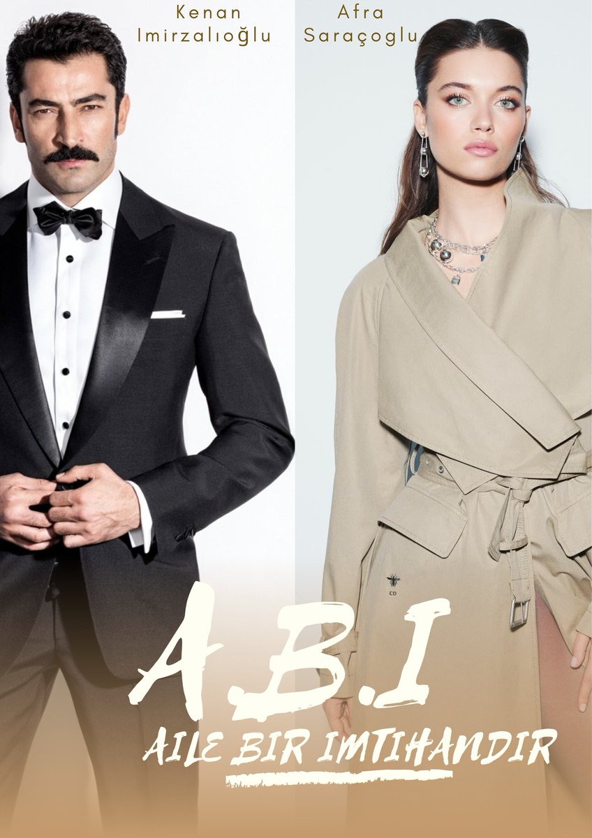 سيتم تصوير الاعلان الترويجي لمسلسل #ABI يوم الأربعاء.
كما لم يتمكن كنان الأسبوع الماضي من المشاركة في تصوير الاعلان الترويجي للموسم الجديد لقناة atv بسبب انشغاله بتصوير إعلان لعلامة السيارات Togg 
التي يعد وجهها الإعلاني.
#kenani̇mirzalıoğlu #AfraSaraçoğlu