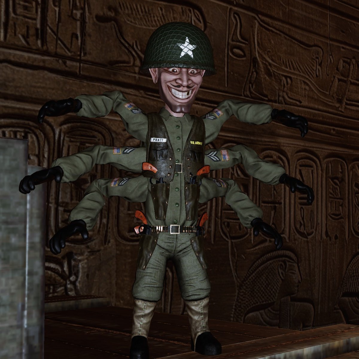 PuppetMasterTG's tweet image. Puppet Master: The Game's Legacy Update has just dropped!
New map, skins, features, and more!
Check the comments to see the patch notes!
@fullmoonhorror 
#puppetmaster #puppetmastergame #puppetmasterthegame #Halloween