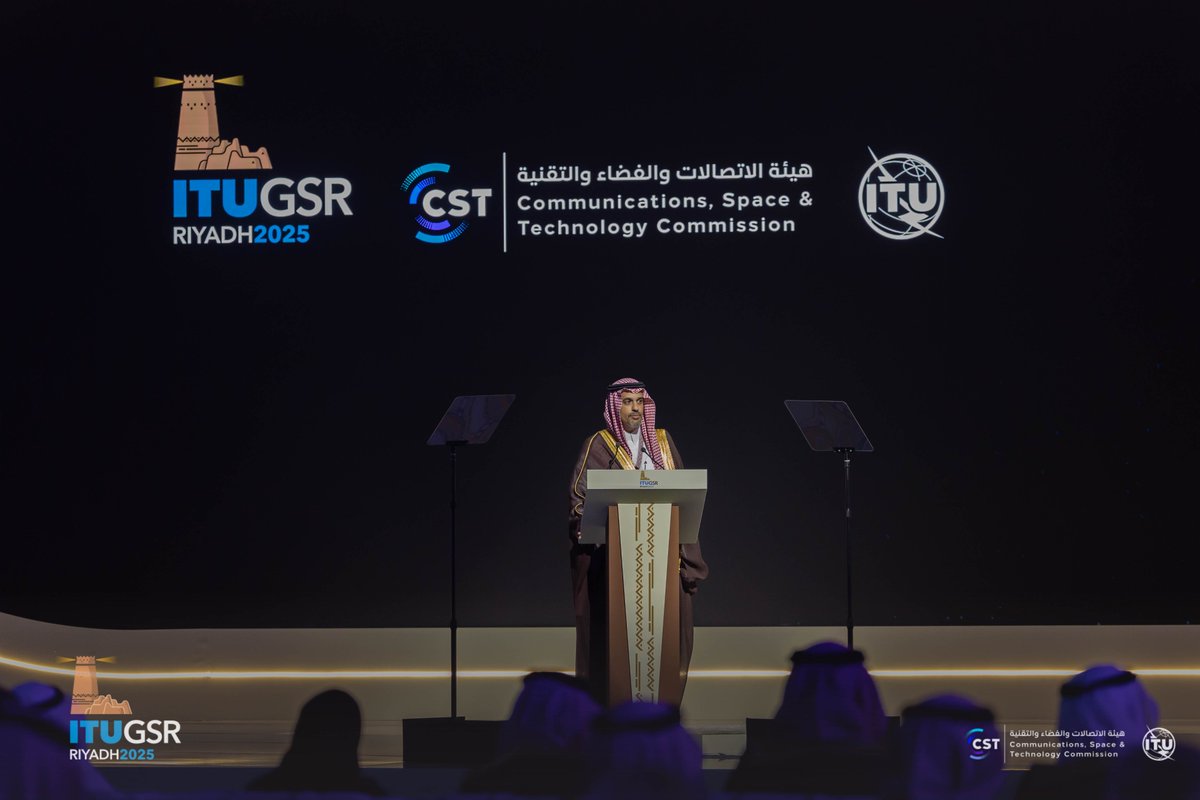 CST_KSA's tweet image. انطلاق أعمال الندوة العالمية لمنظمي الاتصالات (GSR25) في نسختها الخامسة والعشرين، والتي تستضيفها المملكة ممثلة بـ #هيئة_الاتصالات_والفضاء_والتقنية بالشراكة مع @ITU 

للمزيد: cst.gov.sa/N2025090105

The GSR25 has kicks off now, hosted by Saudi Arabia represented by the #CST in…