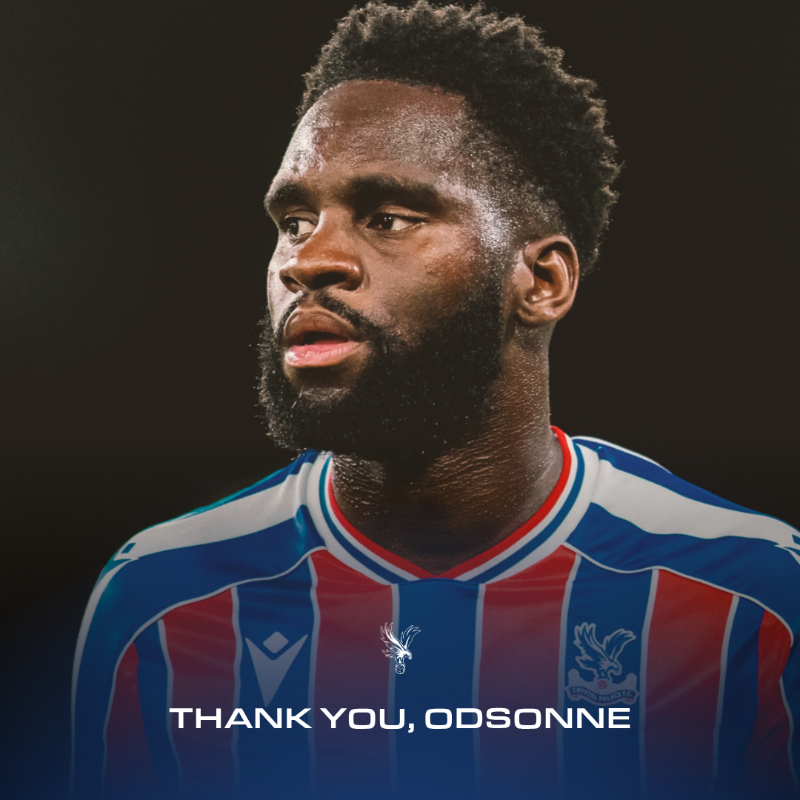 CPFC's tweet photo. Odsonne Édouard has completed a permanent transfer to RC Lens.

We wish Odsonne the best of luck with the next chapter of his career ❤️💙