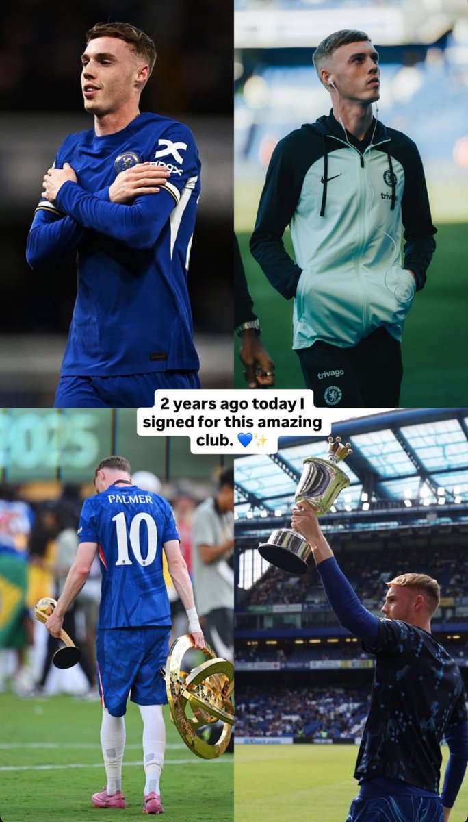 Cole Palmer on Instagram.