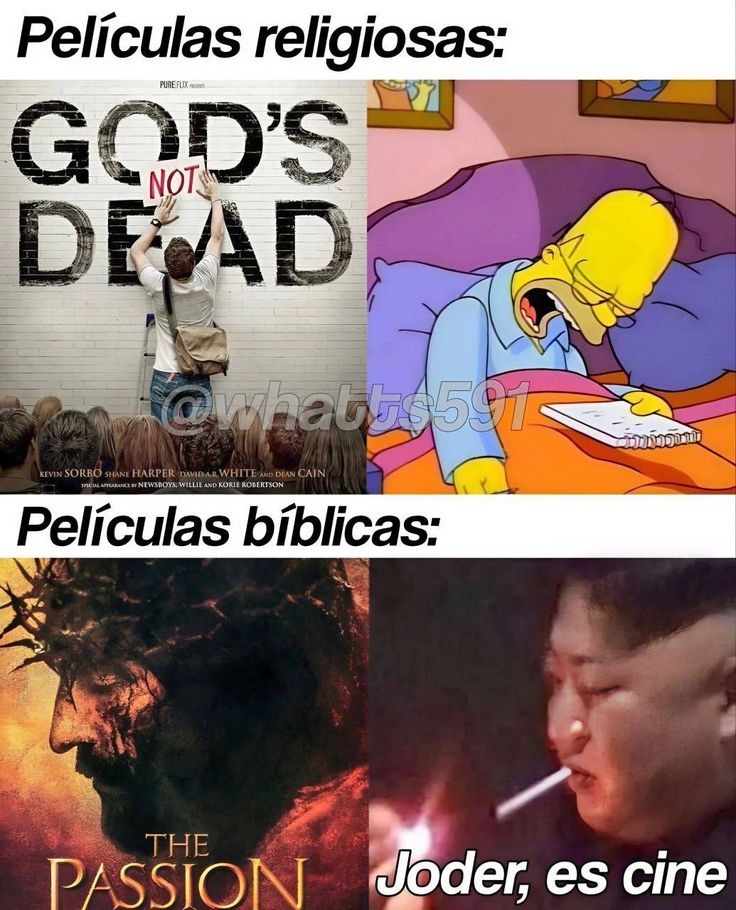 Aparte de la pasión de cristo y el principe de egipto ¿Qué pelicula bíblica es igual de GOD (literalmente)?