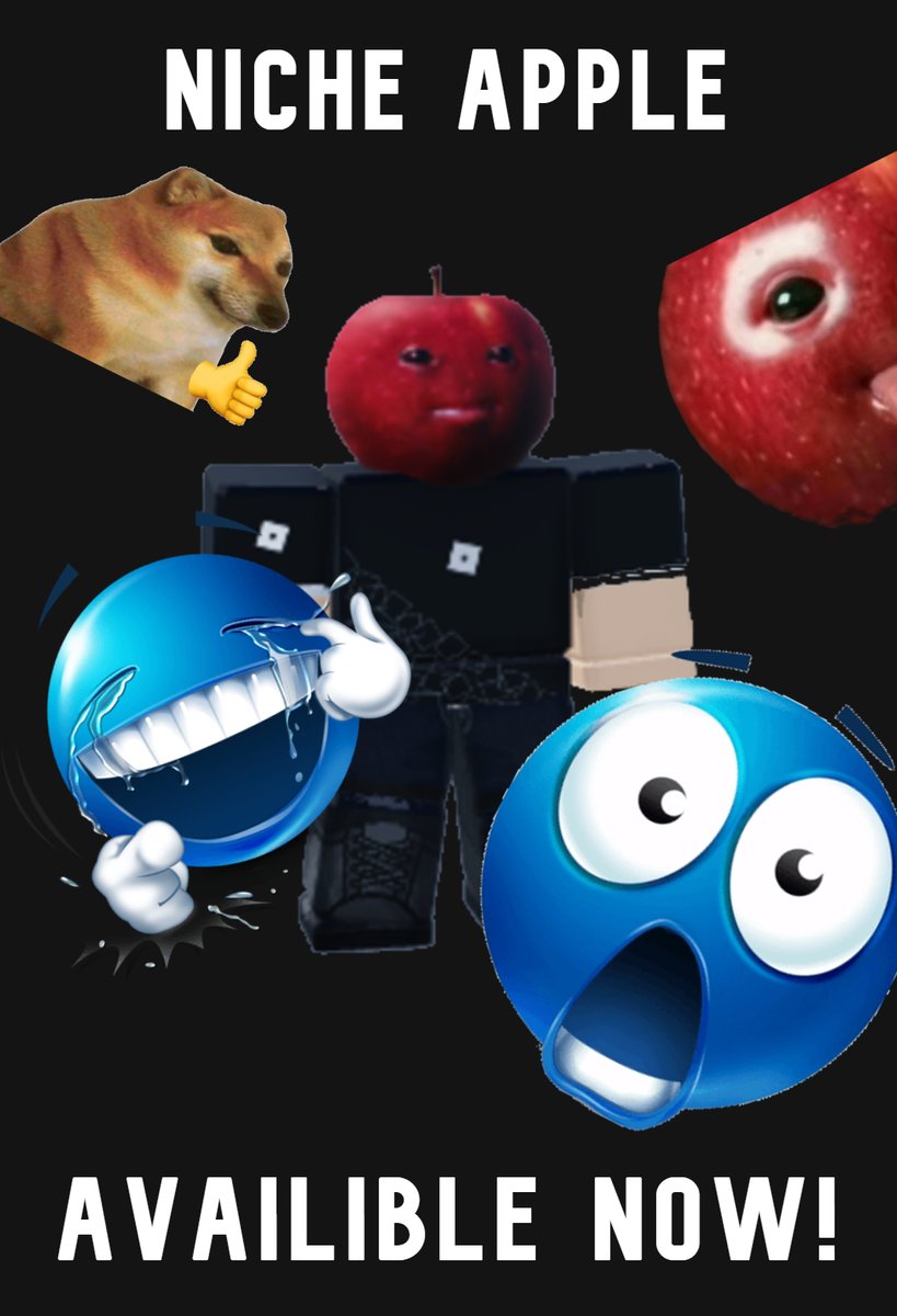 JC_Roblox_UGC's tweet image. GET THE BRAND NEW &quot;Niche Apple&quot; NOW!! roblox.com/catalog/108904…
