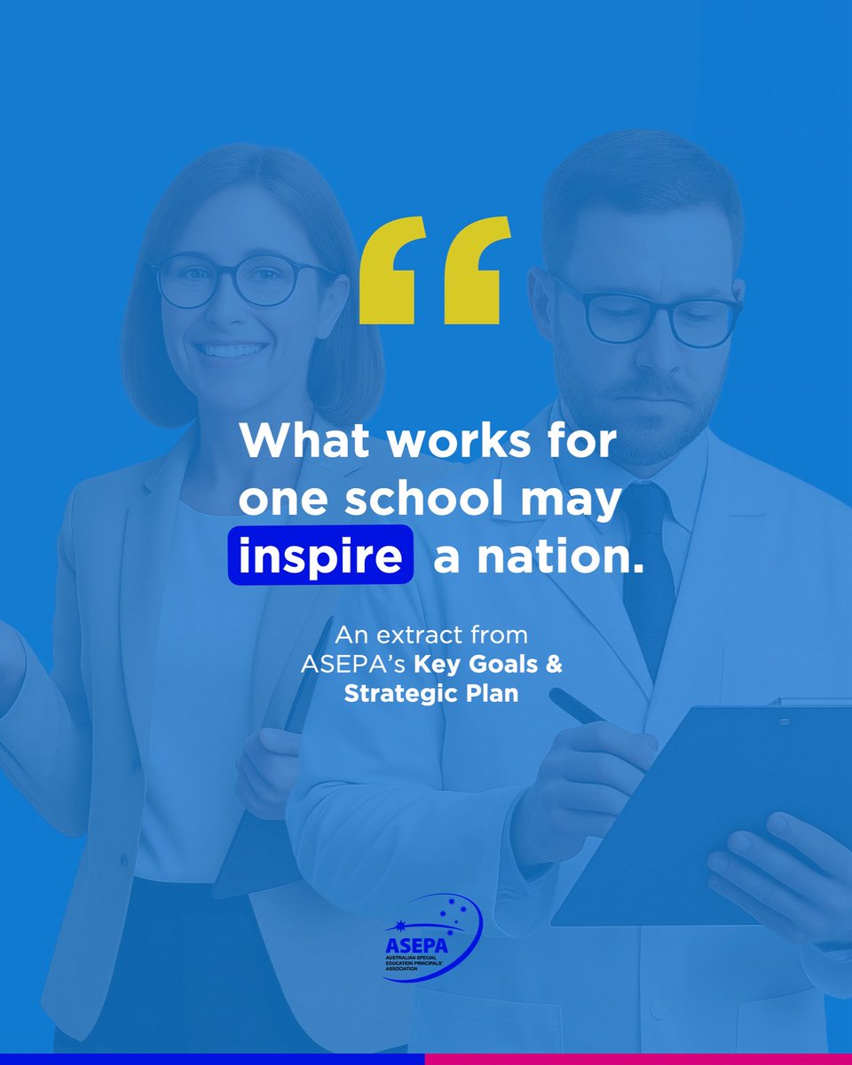 ASEPA promotes research &amp; innovation in special education to improve outcomes for all students with additional learning needs. 

Let's spotlight what works!