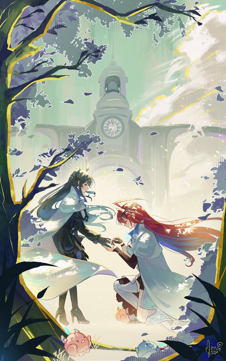 A Promise til the End of Time 💄🎼

(click to see the little ones)

#BloodflameArt #RavenCrafts