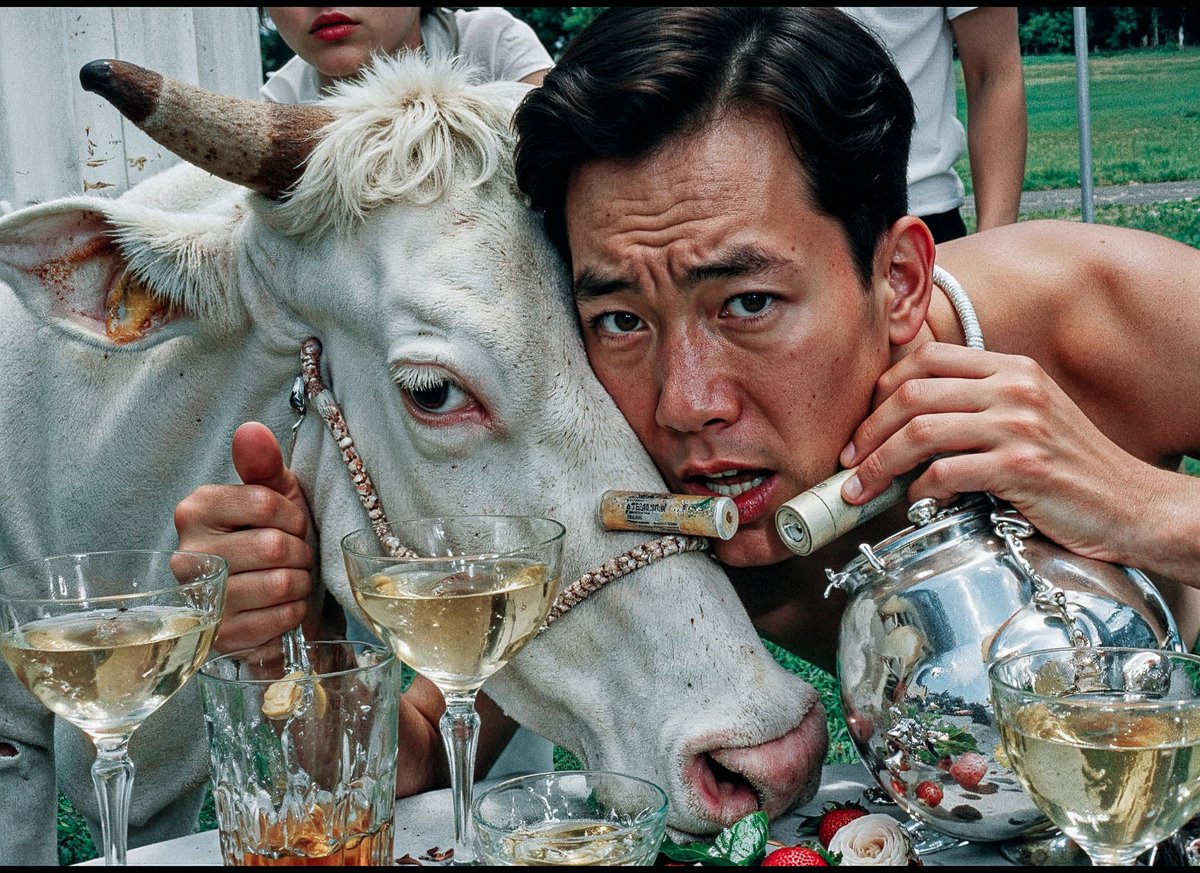 rainisto's tweet image. Bovine Luxury Life