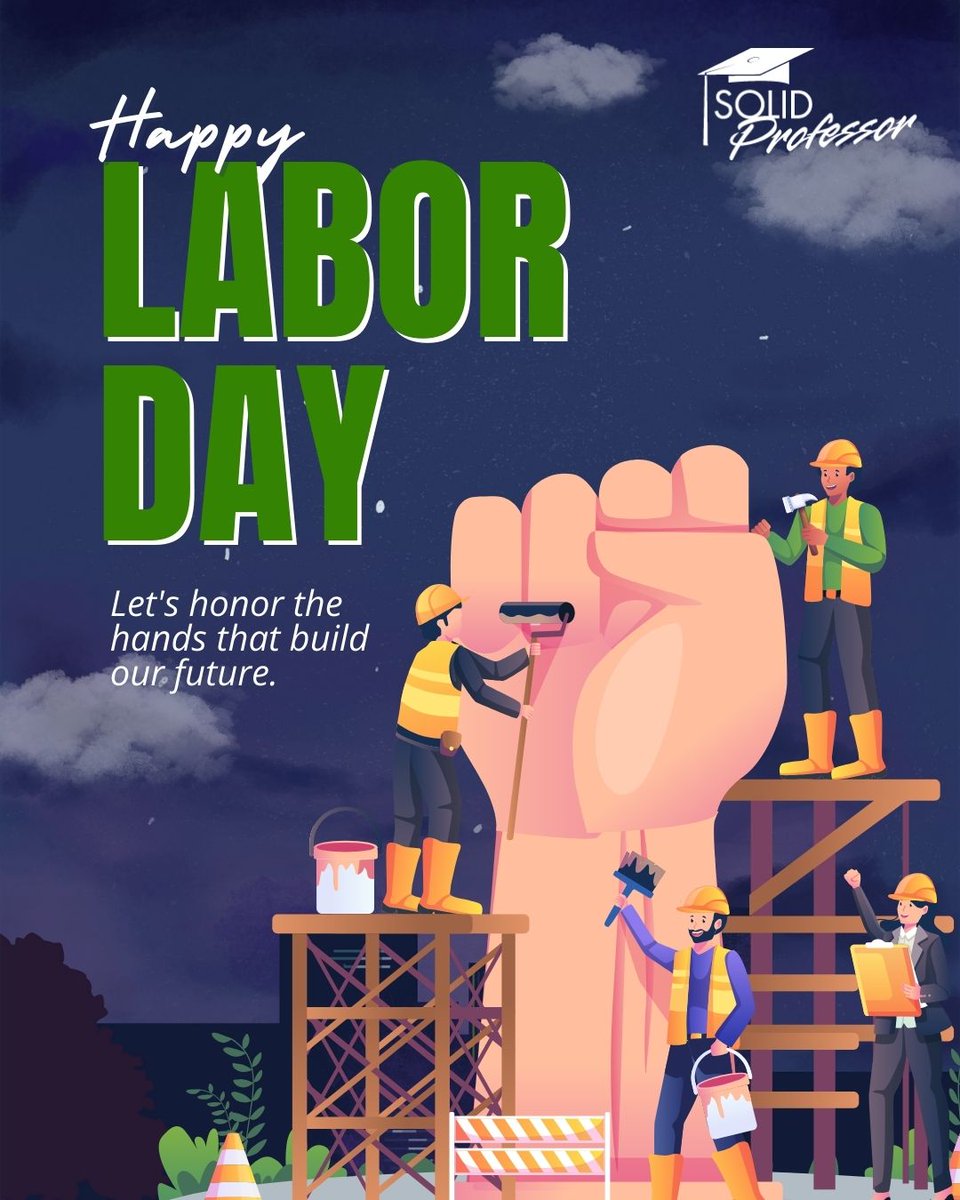 Shoutout to the students, teachers, and lifelong learners who put in the work every day. This Labor Day, take a moment to rest, recharge, and come back ready to build what’s next. 
#LaborDay #KeepLearning