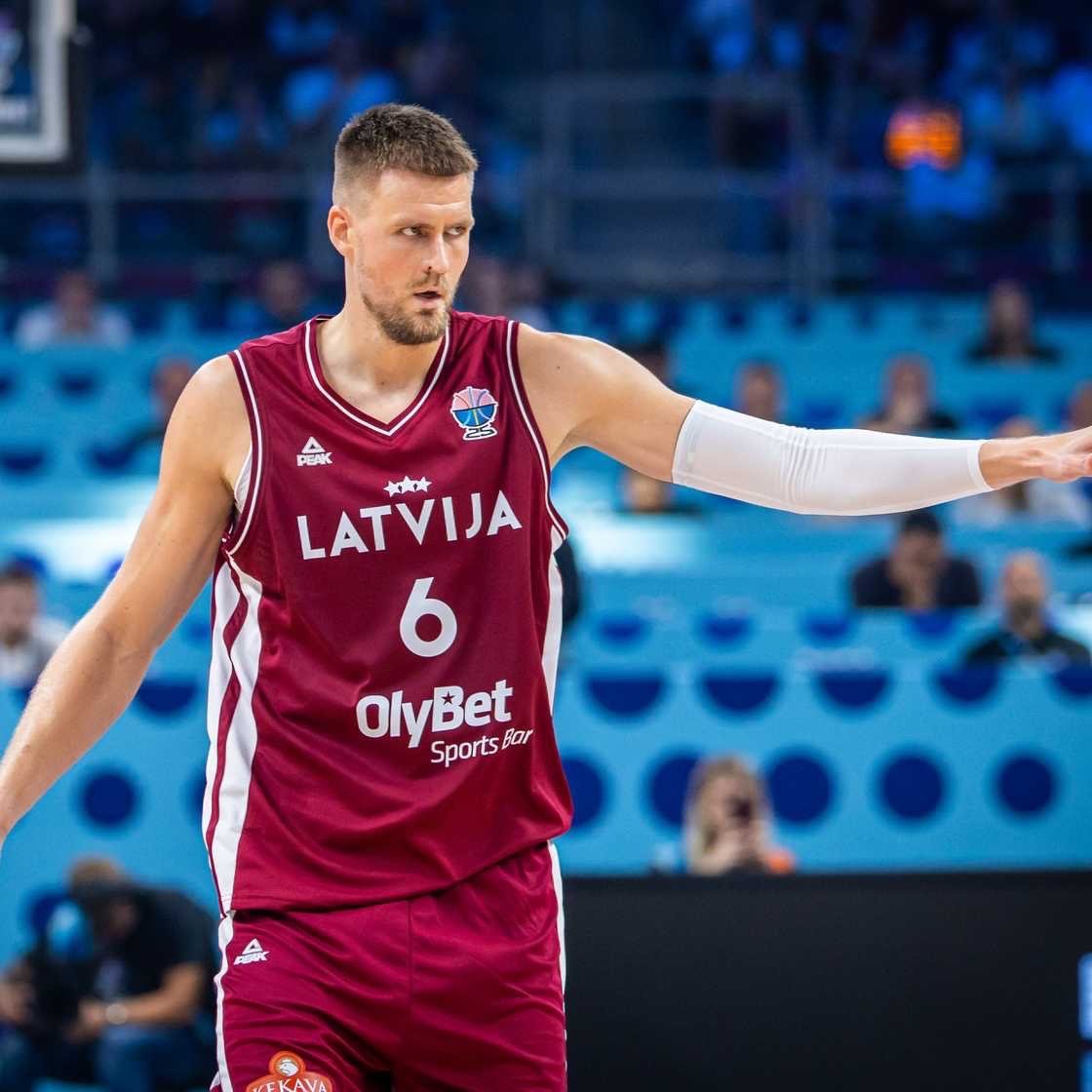 ClutchPoints (@clutchpoints) on Twitter photo Kristaps Porzingis POWERS Latvia to the win in #EuroBasket against Portugal 🔥
21 points 6-of-14 FG
9 rebounds 5-of-12 3PT
3 assists 4-of-4 FT
<a href="/courtside1891/">Courtside 1891</a> <a href="/EuroBasket/">FIBA EuroBasket</a> Kristaps Porzingis POWERS Latvia to the win in #EuroBasket against Portugal 🔥
21 points 6-of-14 FG
9 rebounds 5-of-12 3PT
3 assists 4-of-4 FT
<a href="/courtside1891/">Courtside 1891</a> <a href="/EuroBasket/">FIBA EuroBasket</a>