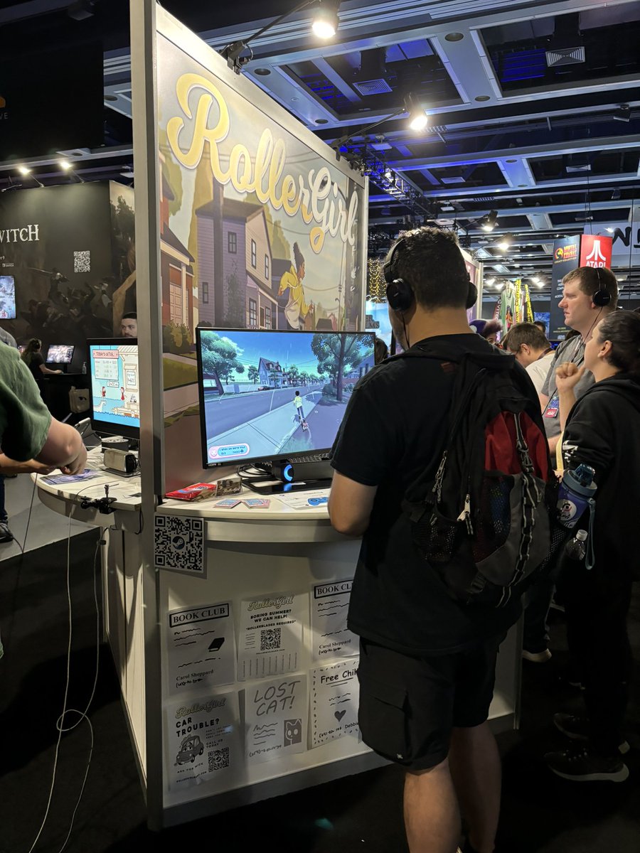 Day 4 of PAX West! Last day to check out RollerGirl! ✨