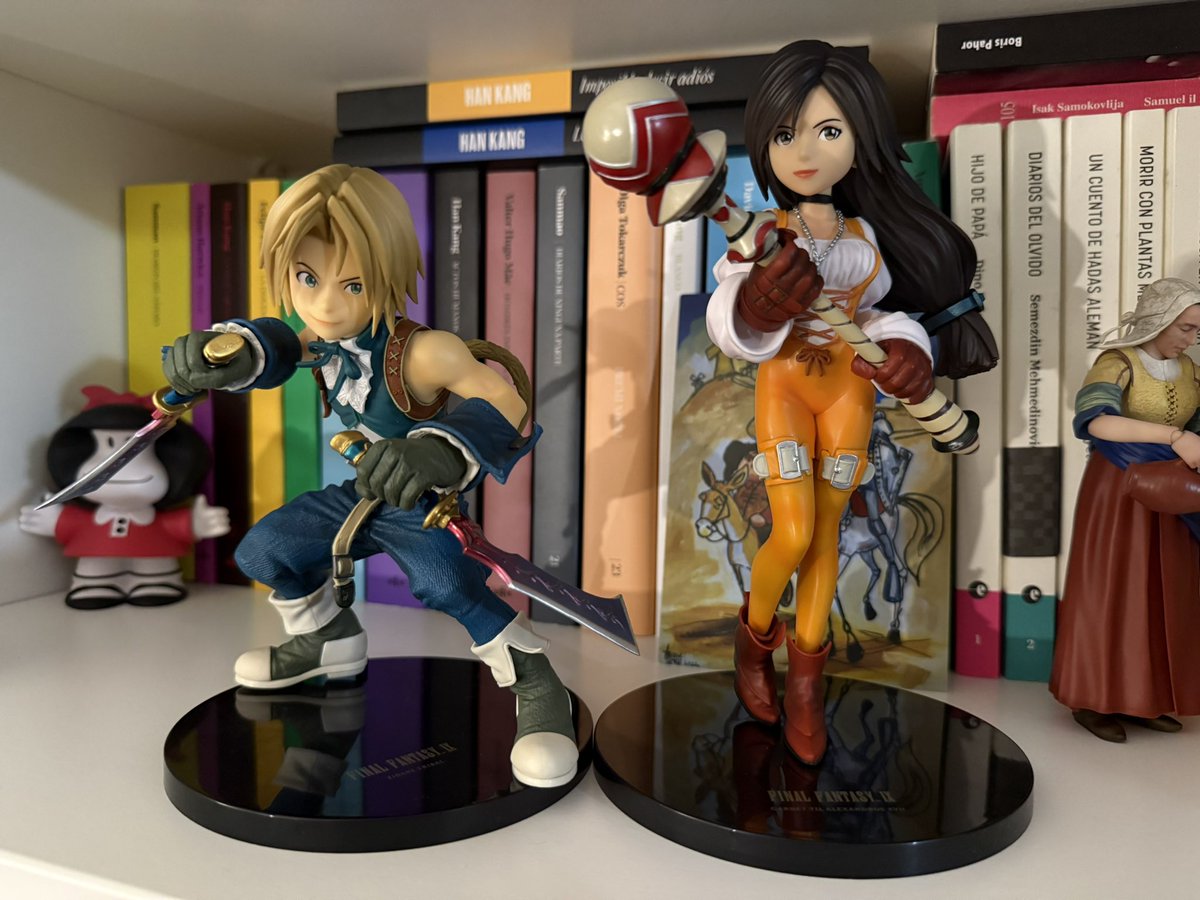 tuoneudaina's tweet image. Recién llegadas de Japón las figuras Form-Ism de Zidane/Yitán y Garnet ❤️ #FinalFantasyIX #finalfantasy9
