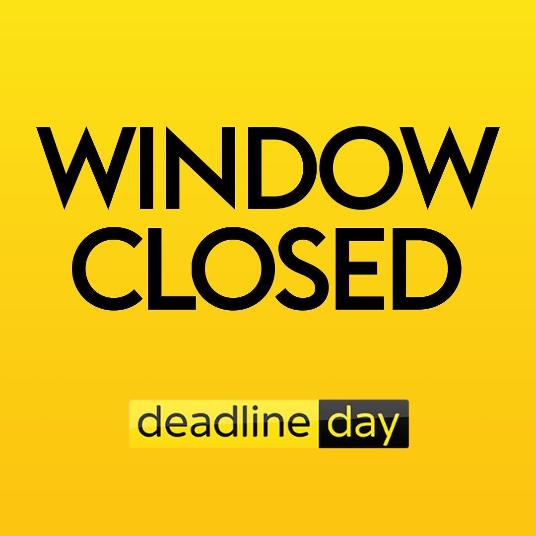 The summer transfer window is now closed 🛑